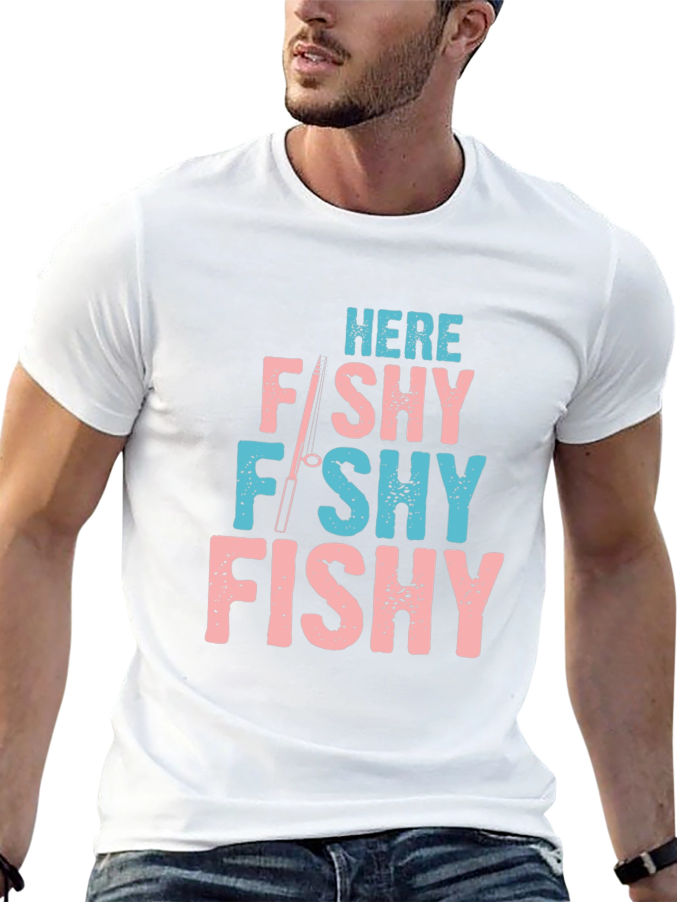 Here Fishy Fishy Fishing T-Shirt