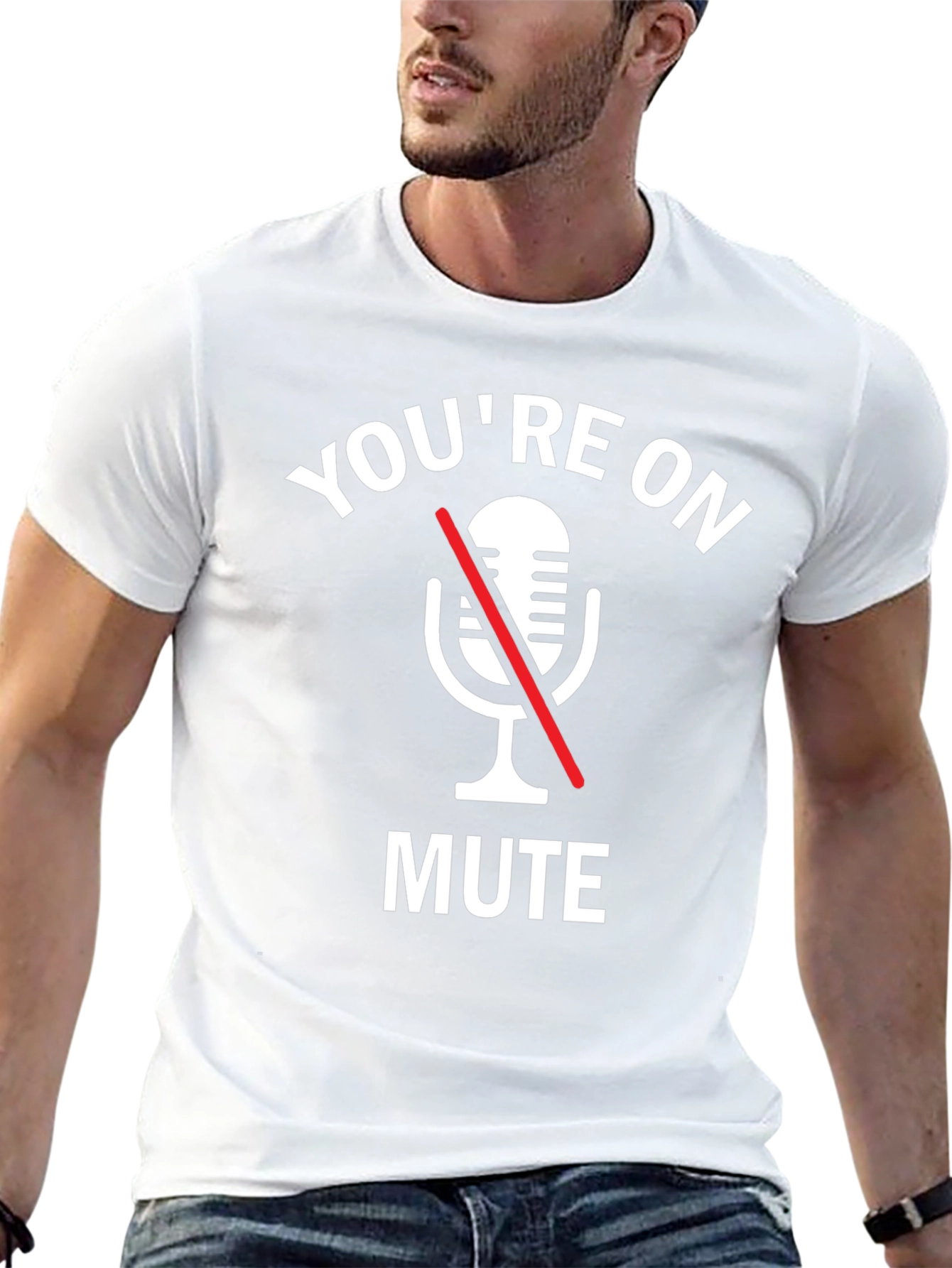 Youre on Mute Black Graphic Tee