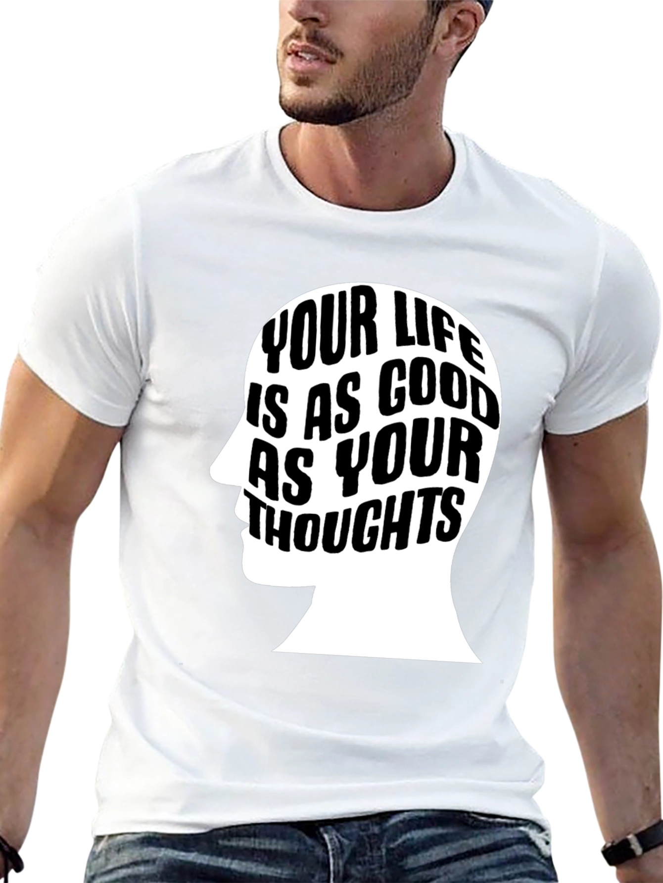 Motivational Your Life T-Shirt - Black