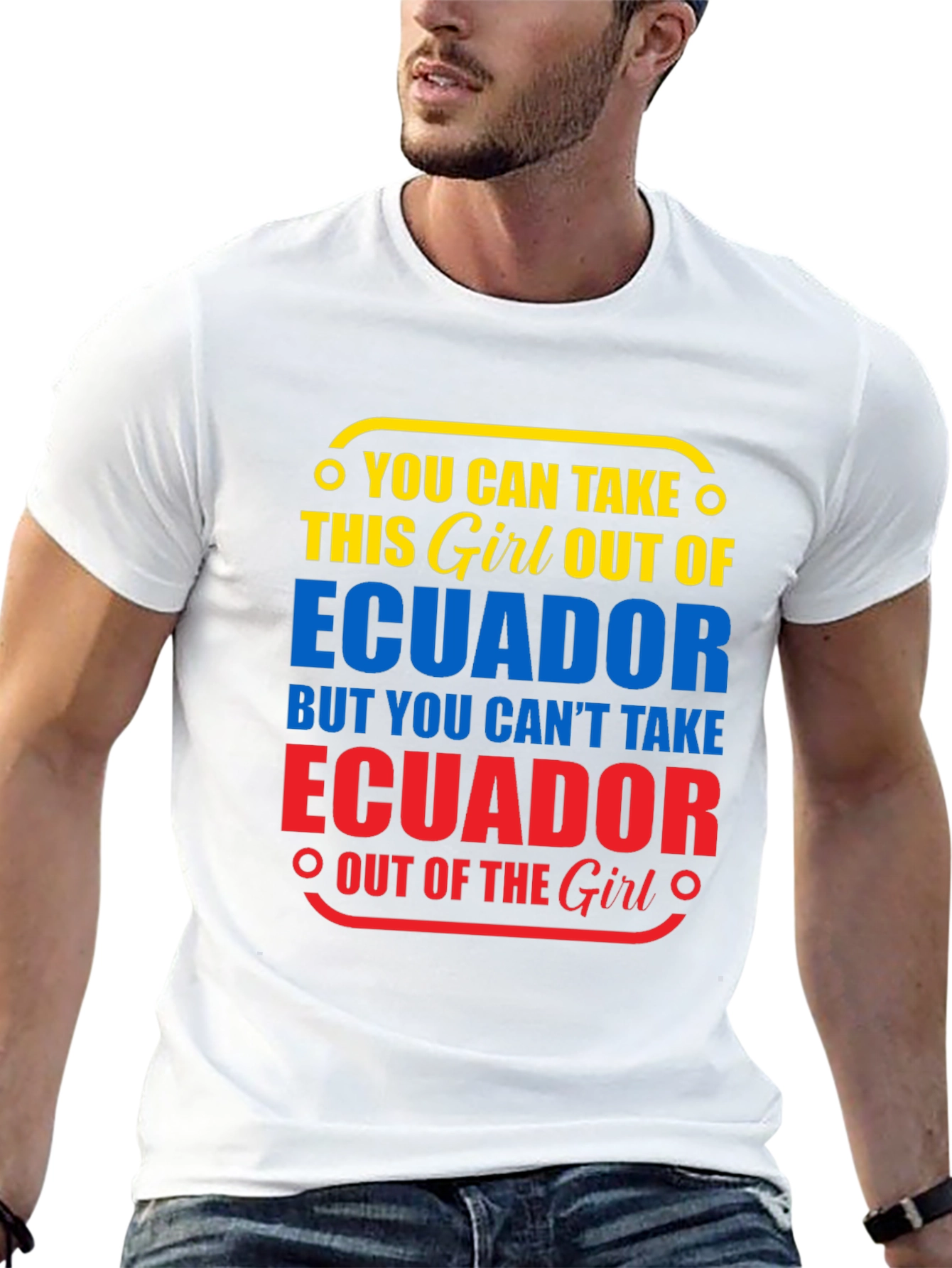 Ecuador Girl T-Shirt - Country Pride Tee