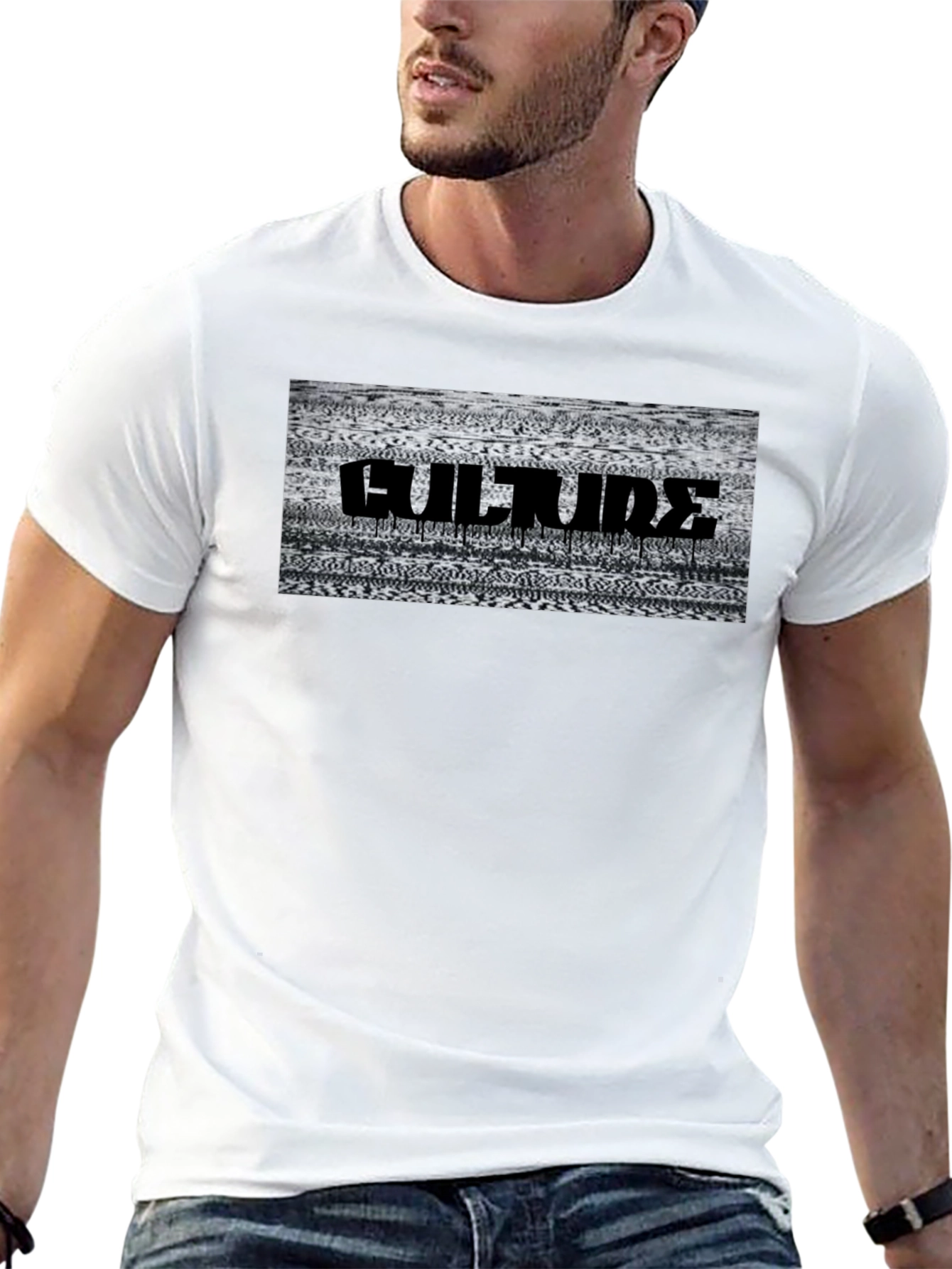 Culture Drip Black Graphic T-Shirt
