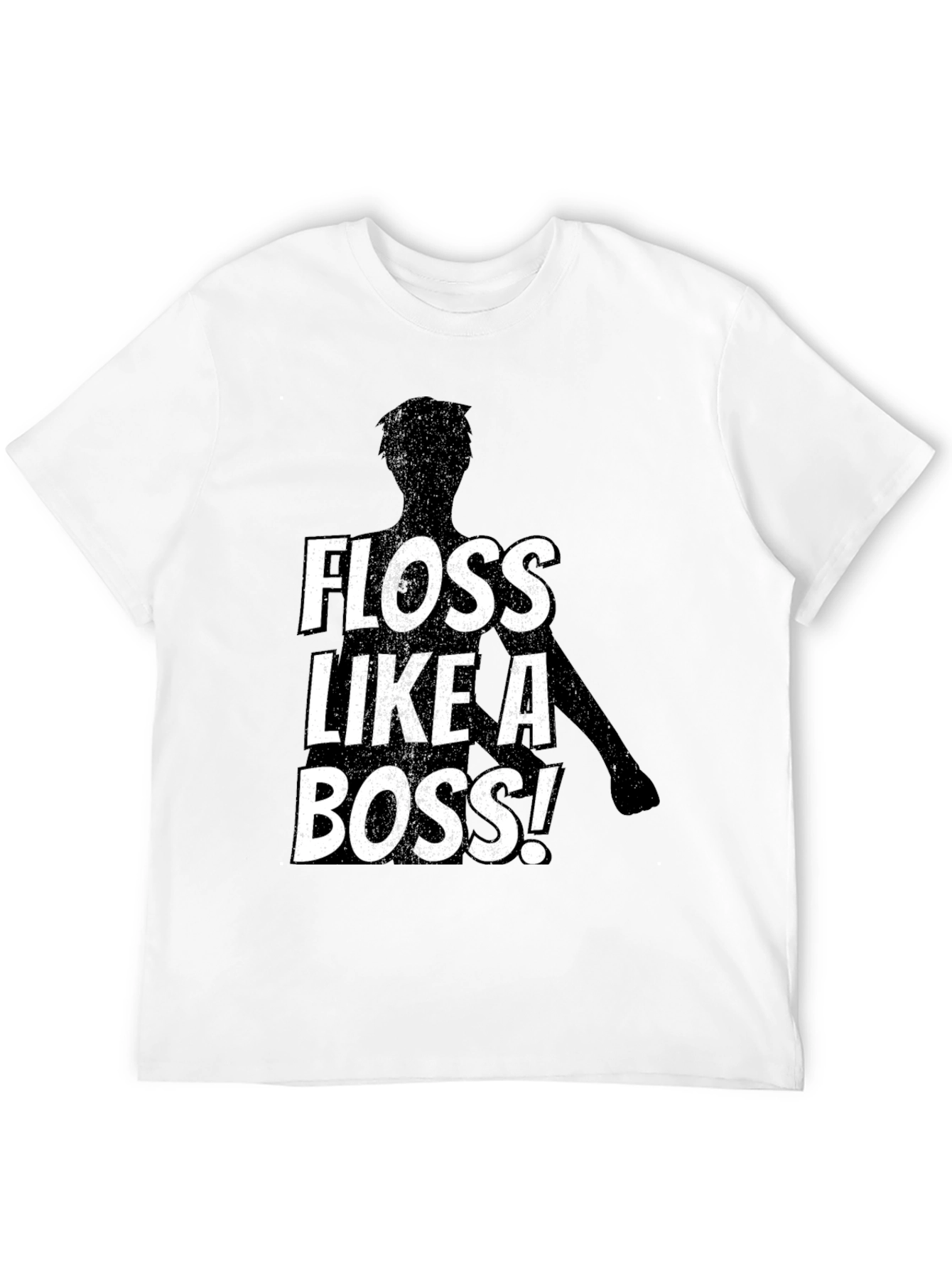 Floss Like A Boss Black T-Shirt