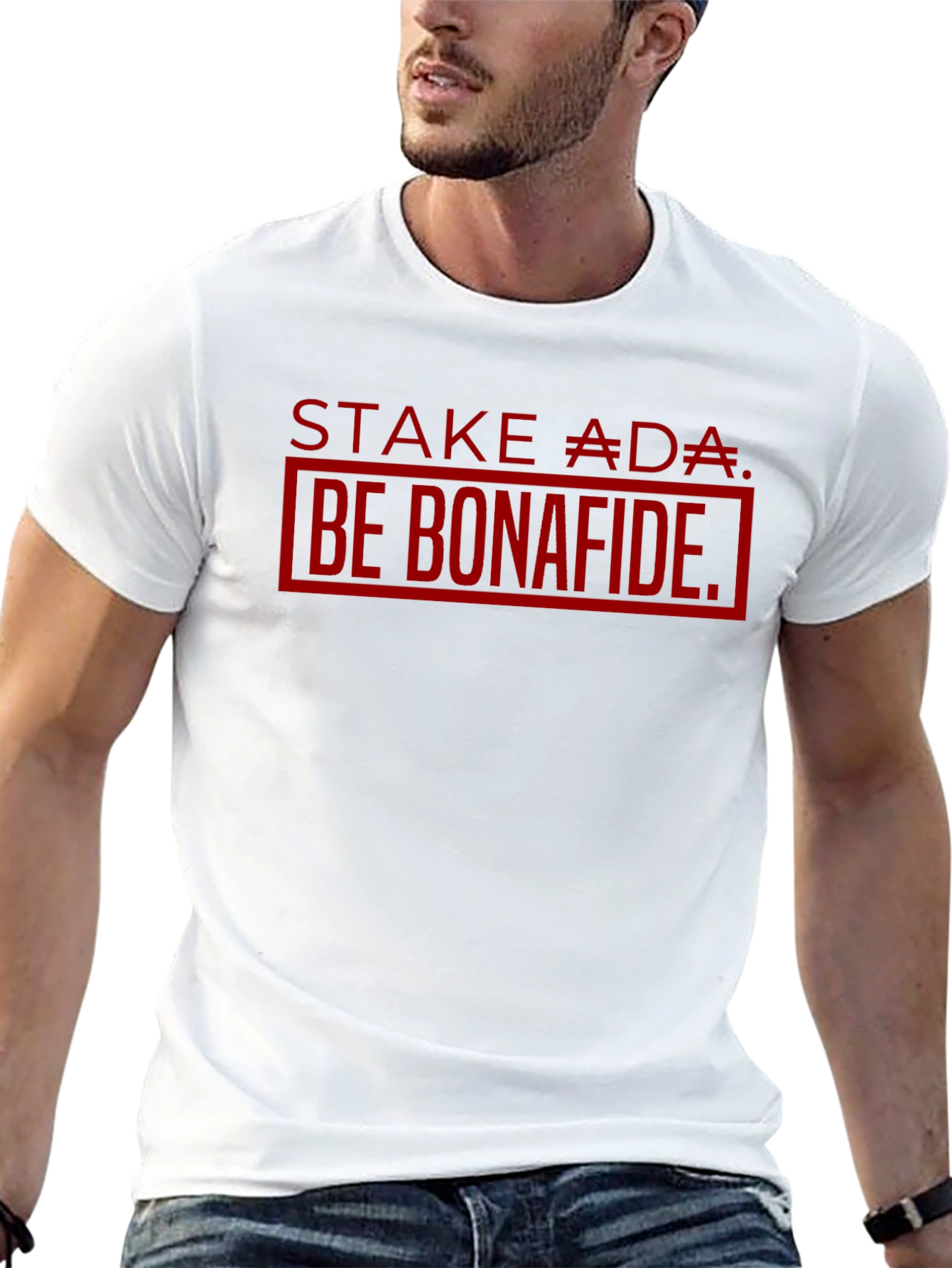 Stake ADA Be Bonafide Black T-Shirt