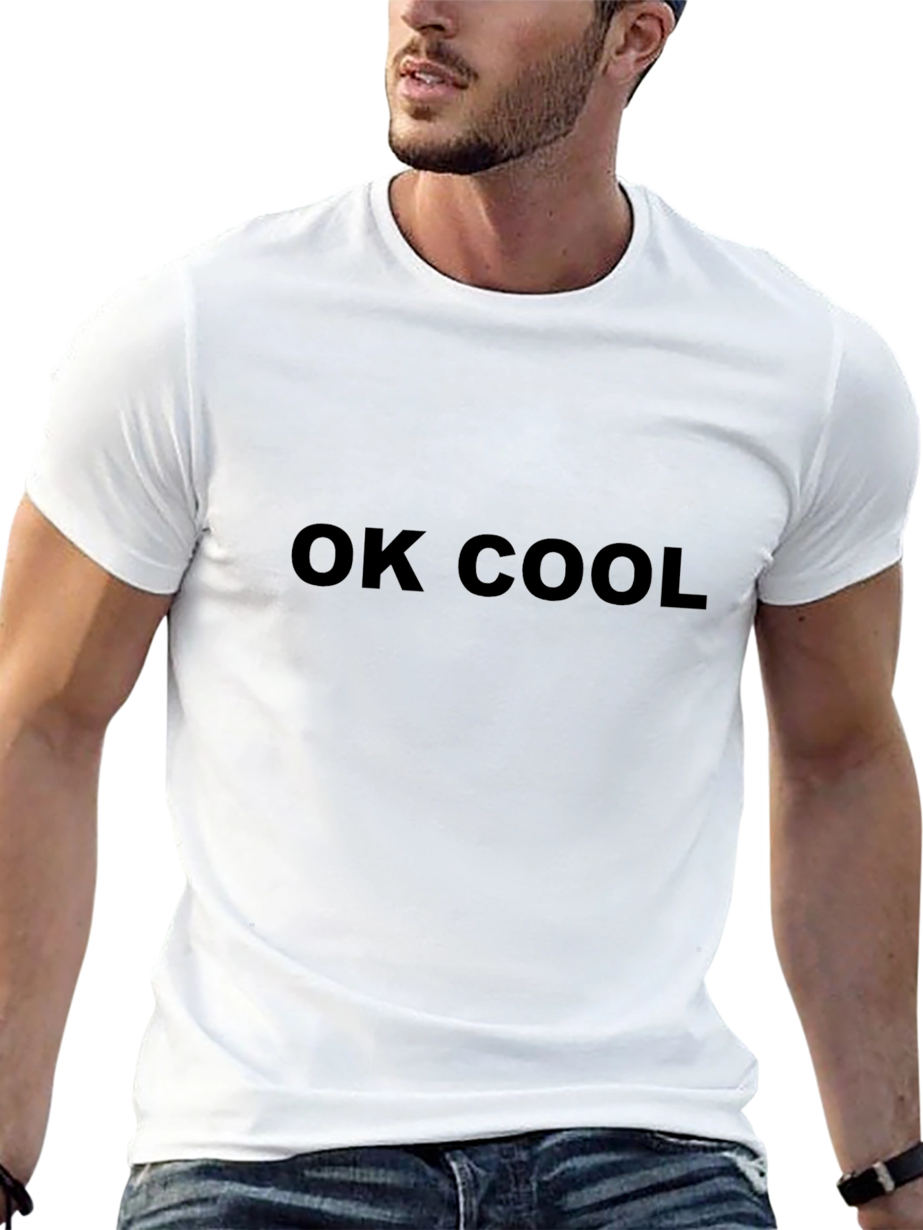Ok Cool Graphic Tee - Mens Black T-Shirt