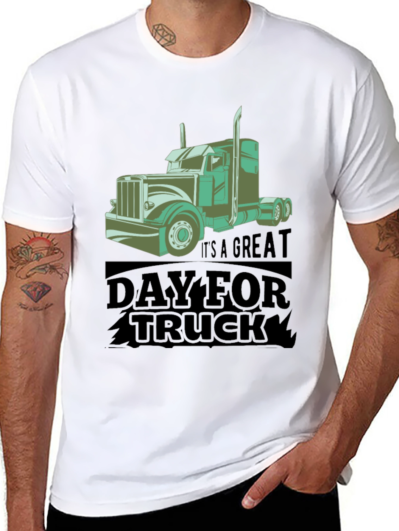 Trucker T-Shirt: Its a Great Day for Truck