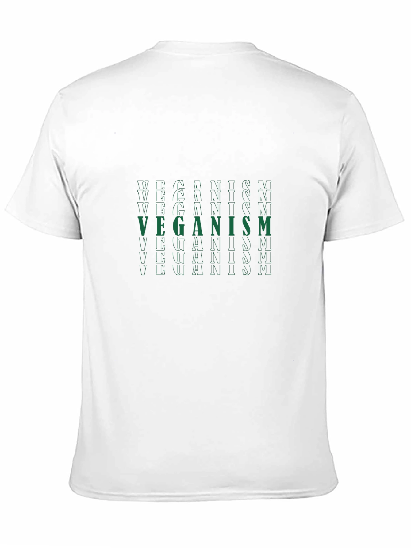 Veganism Graphic Tee - Black Cotton Blend