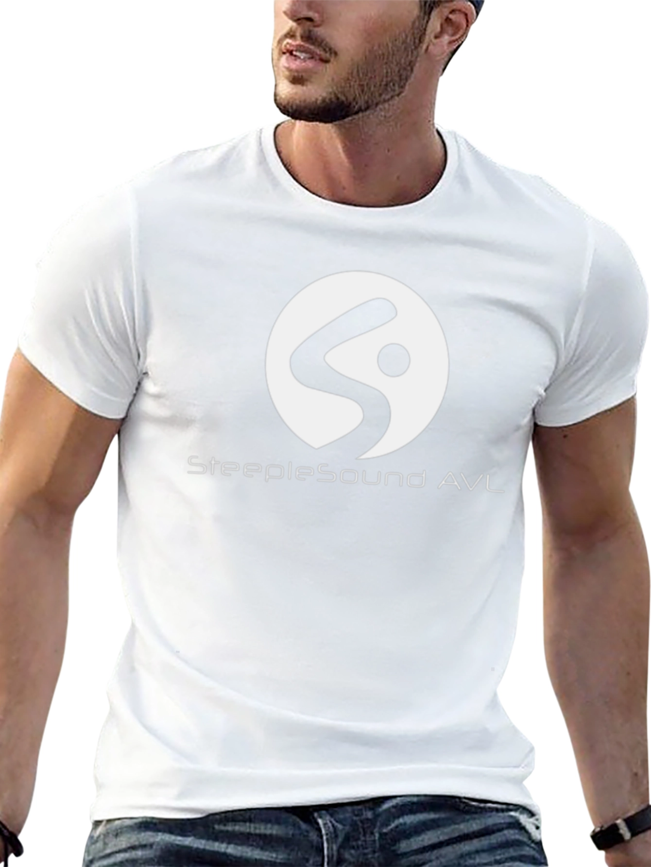 SteepleSound AVL Black T-Shirt with Logo