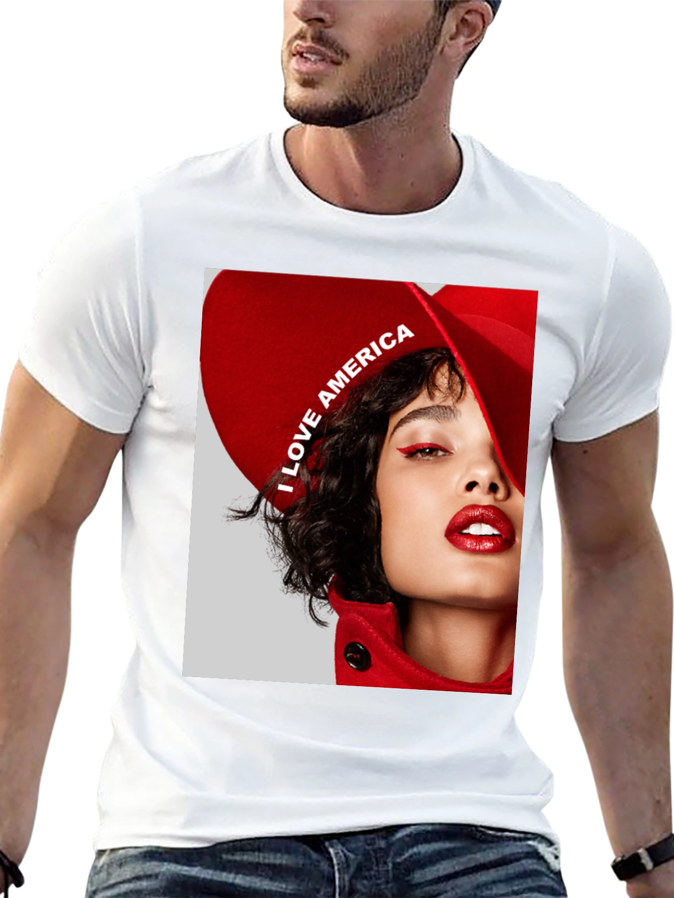 I Love America Graphic Tee