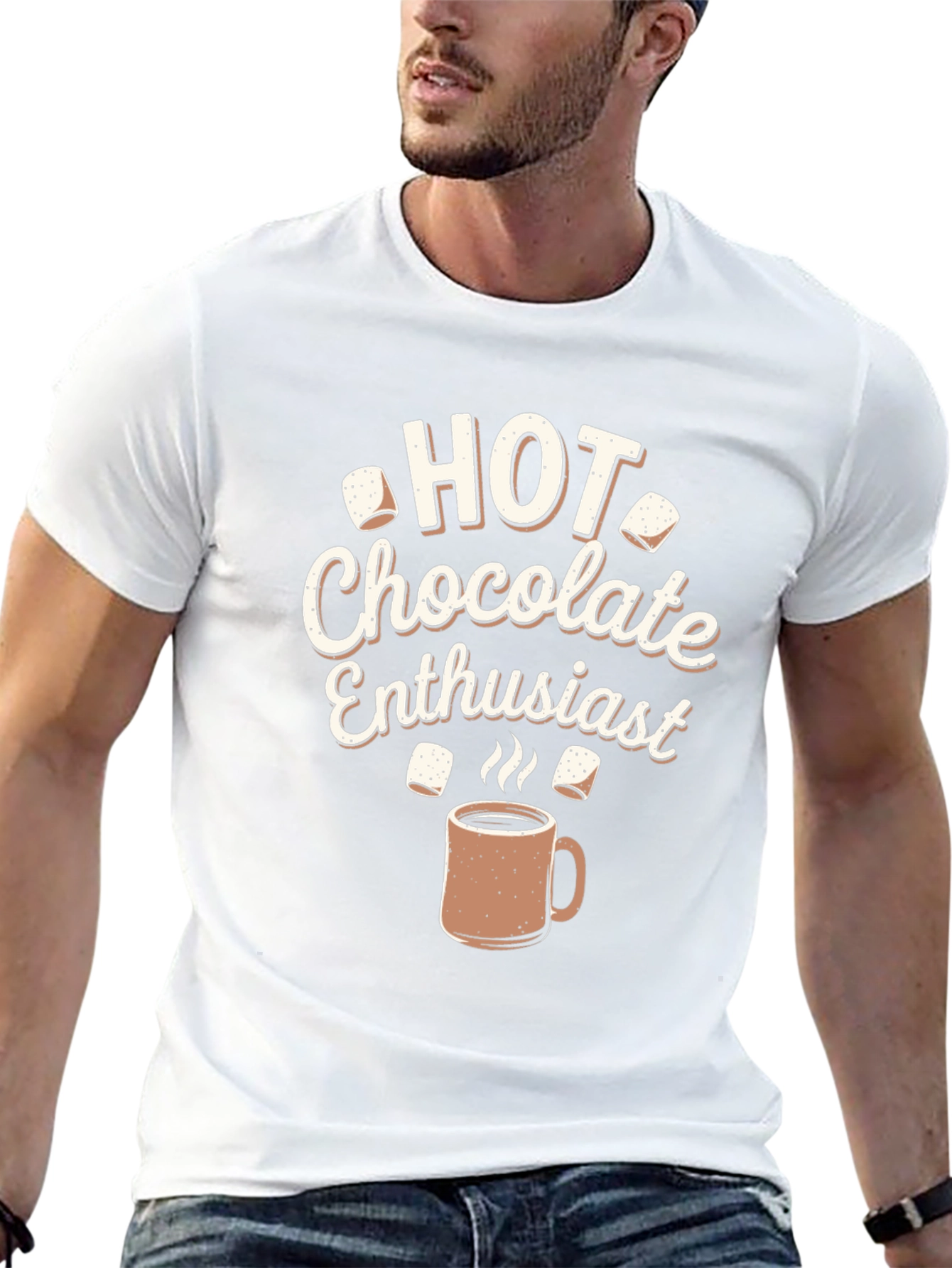 Hot Chocolate Enthusiast Graphic T-Shirt