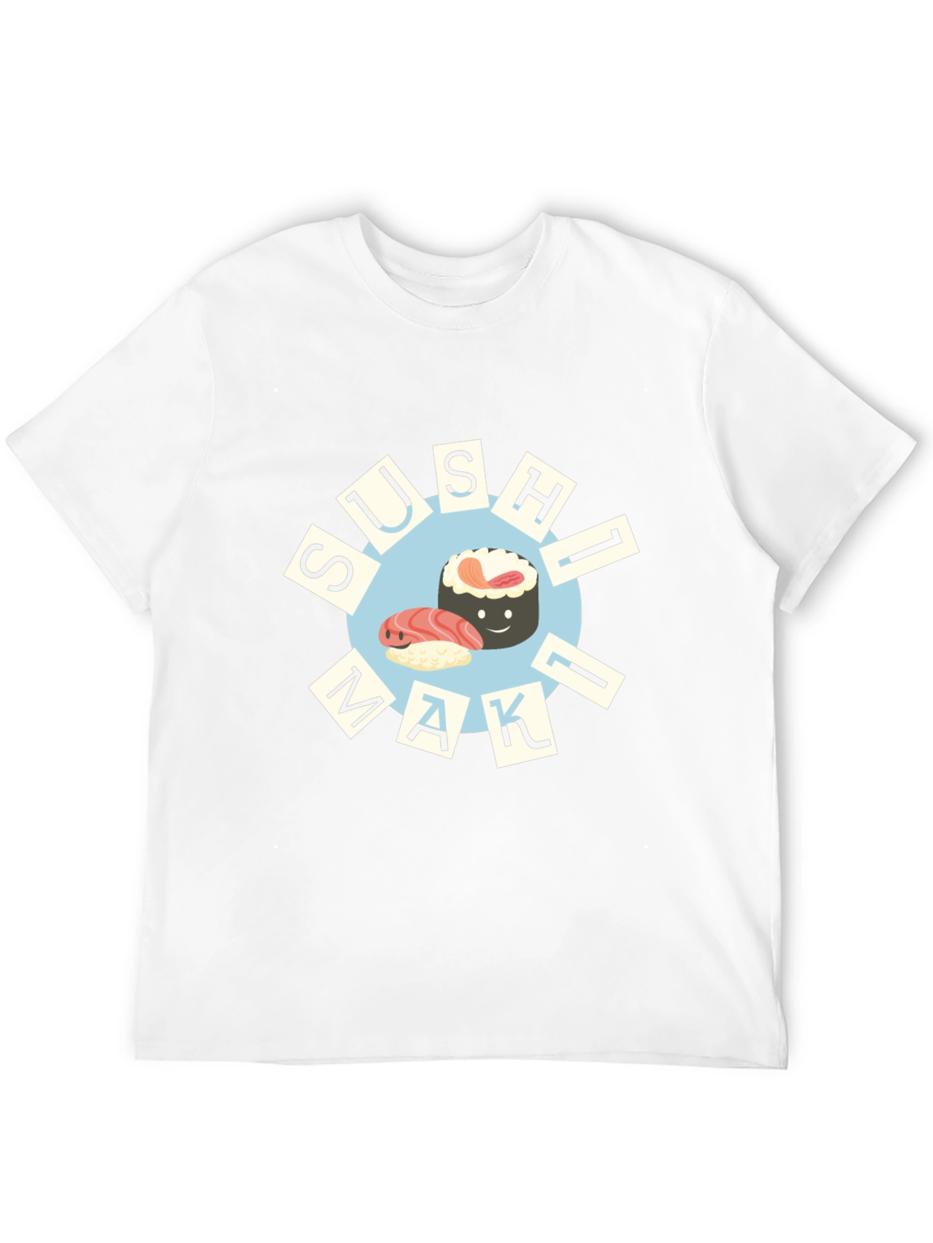 Sushi Maki T-Shirt - Cute Foodie Design