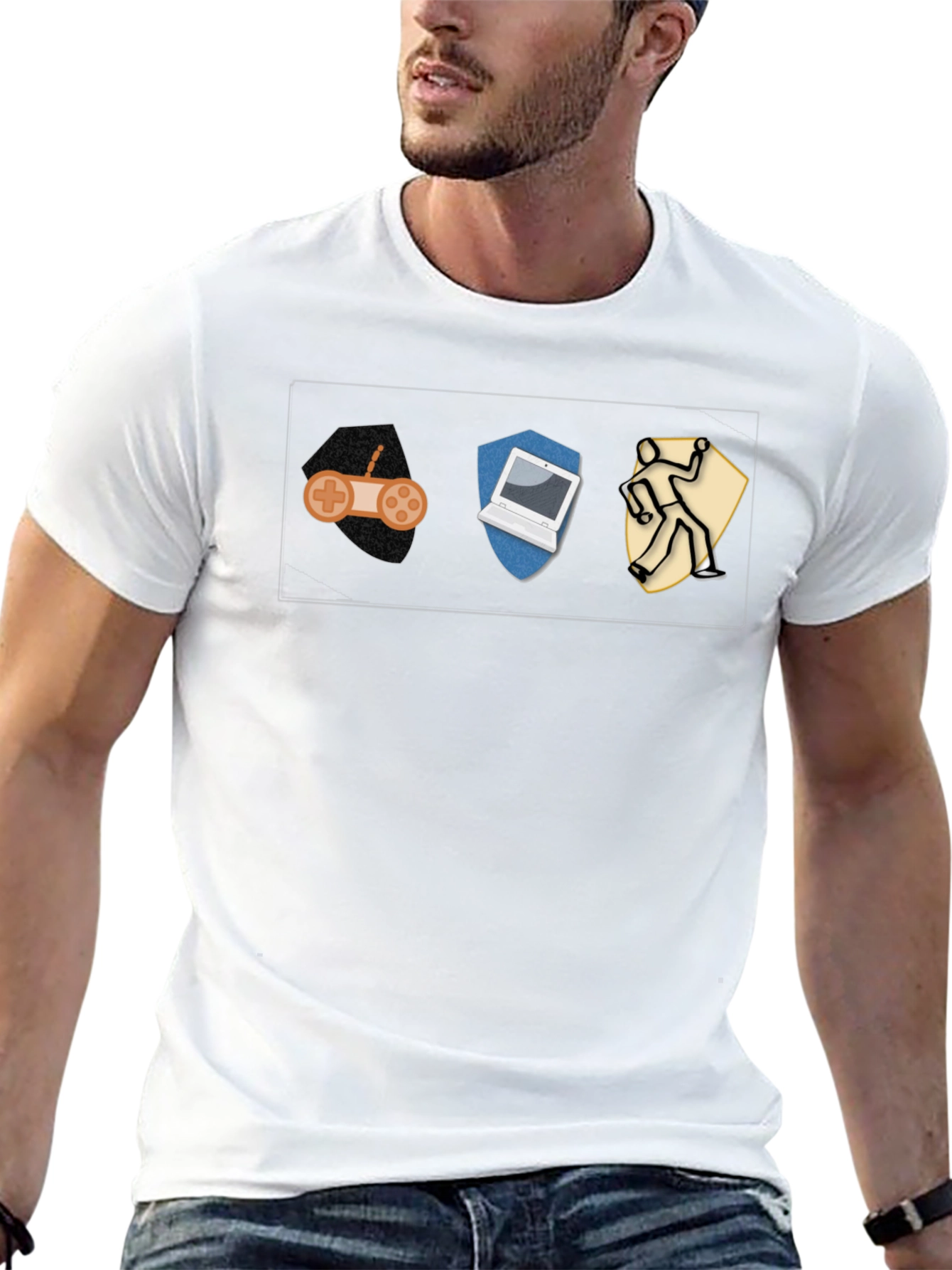 Gamer Hacker Thief T-Shirt - Black Cotton Tee