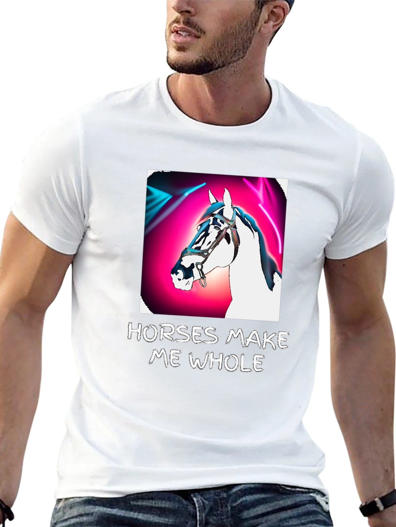 Horses Make Me Whole Graphic Tee
