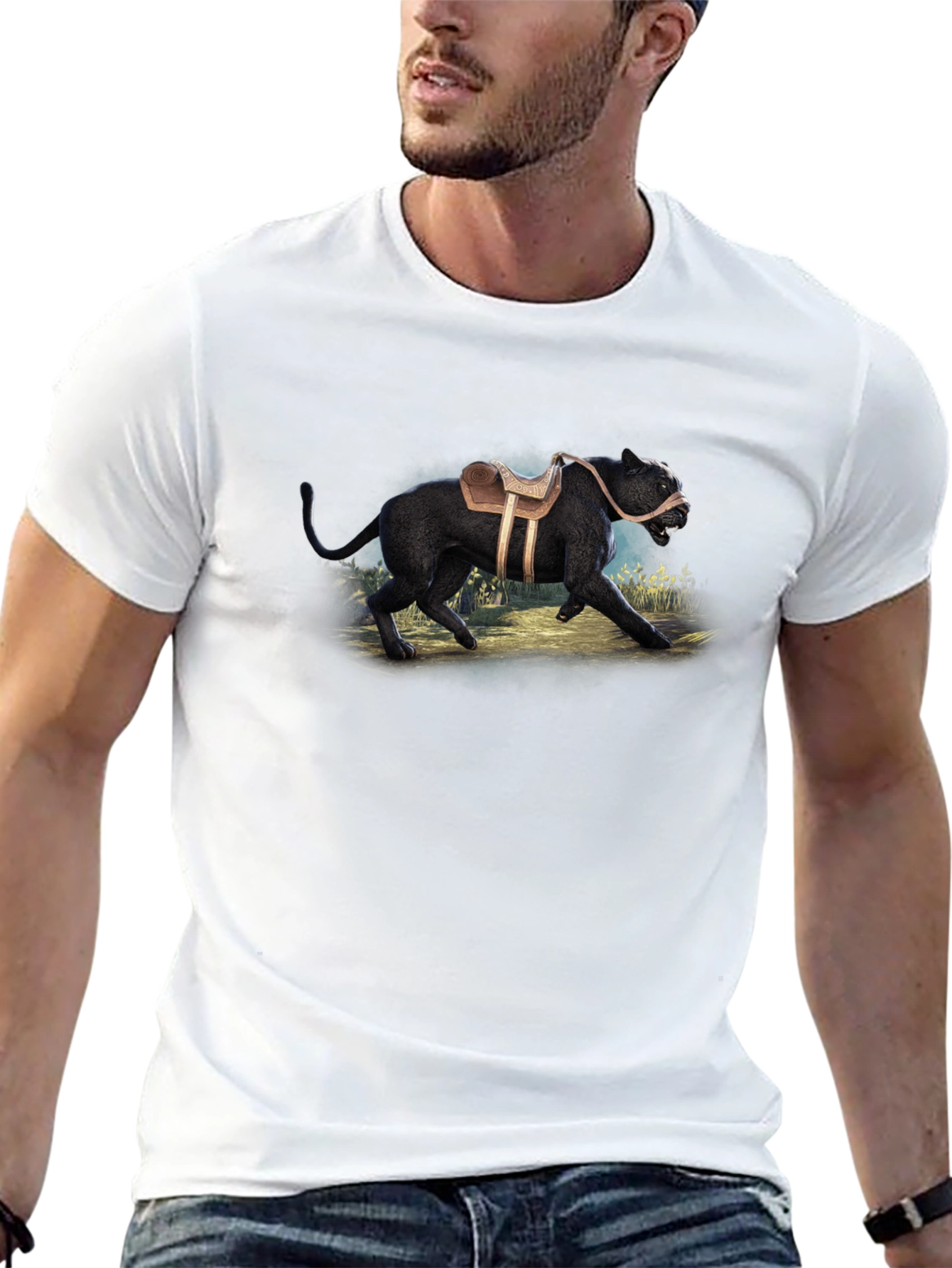 Saddled Panther Graphic T-Shirt
