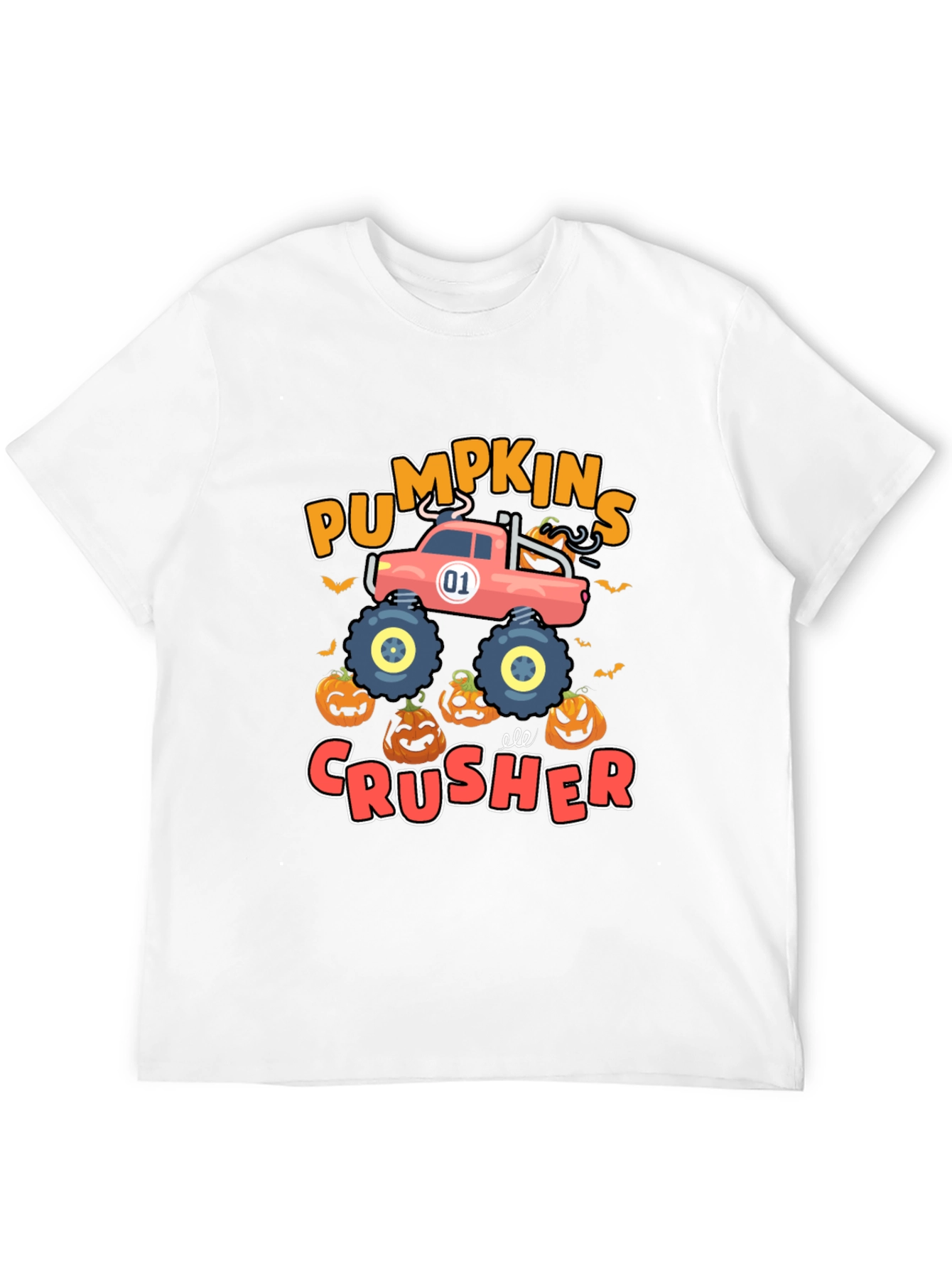 Pumpkin Crusher T-Shirt - Halloween Monster Truck
