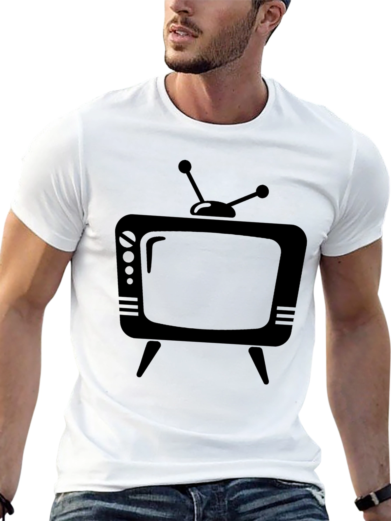 Retro TV Graphic Tee - Classic Television Shirt