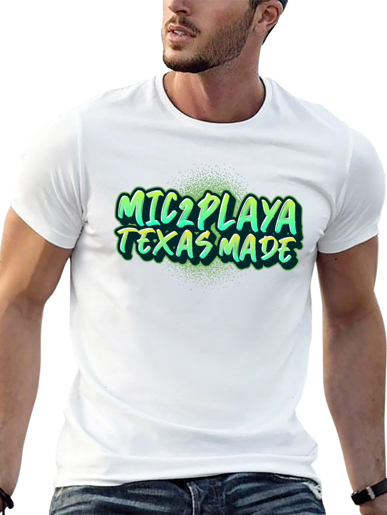 MIC2PLAYA Texas Made Graphic T-Shirt