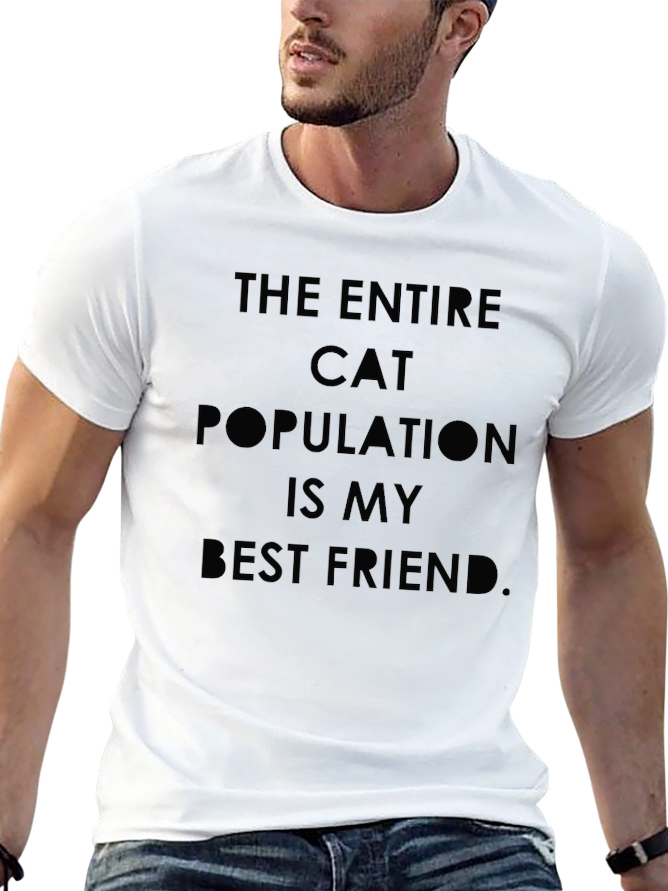 Cat Lover Graphic Tee - Best Friend T-Shirt