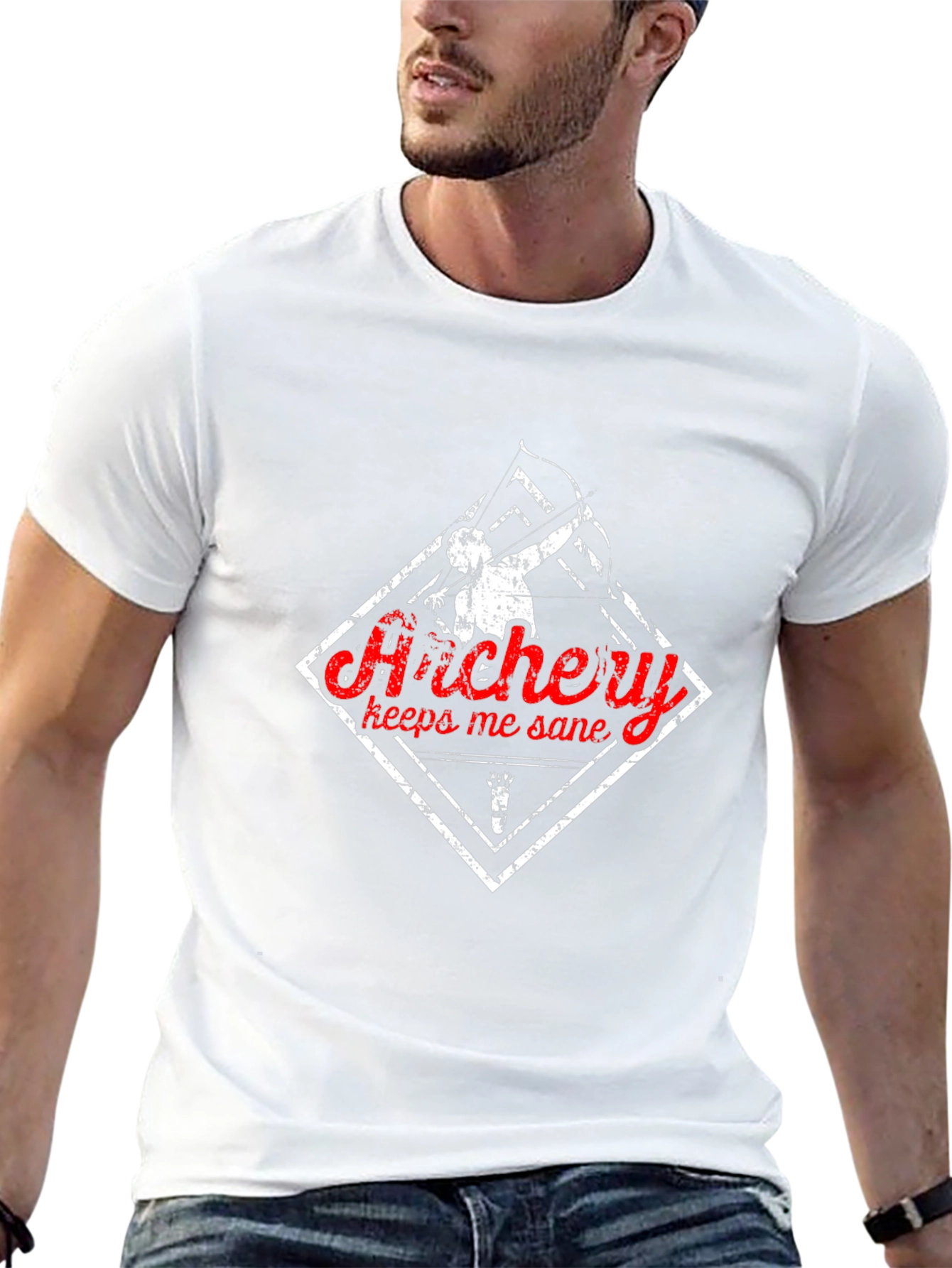 Archery Keeps Me Sane Graphic T-Shirt