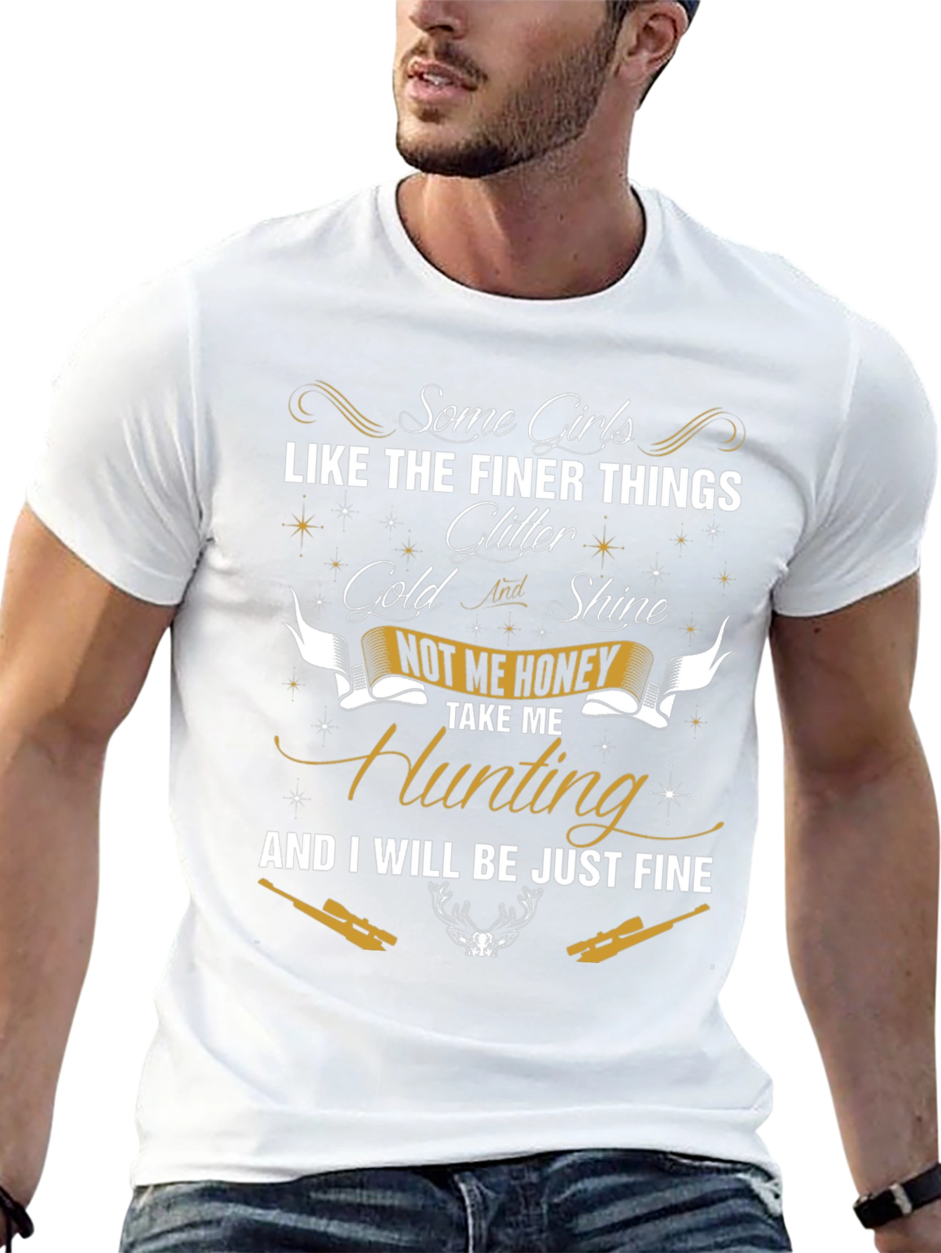 Hunting Graphic Tee: Some Girls Like Finer Things