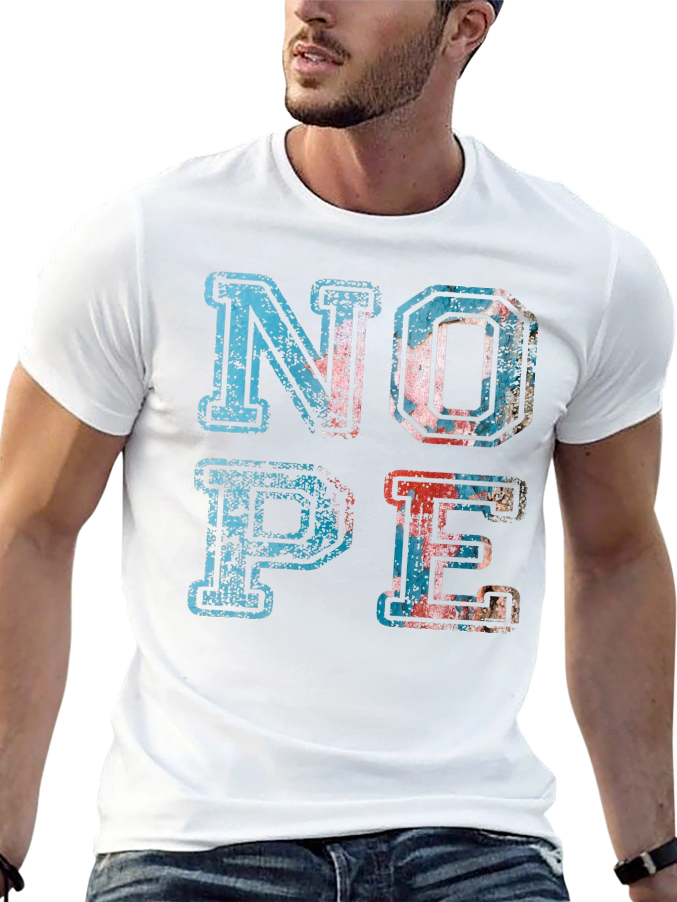 Nope Graphic T-Shirt - Unisex Casual Tee