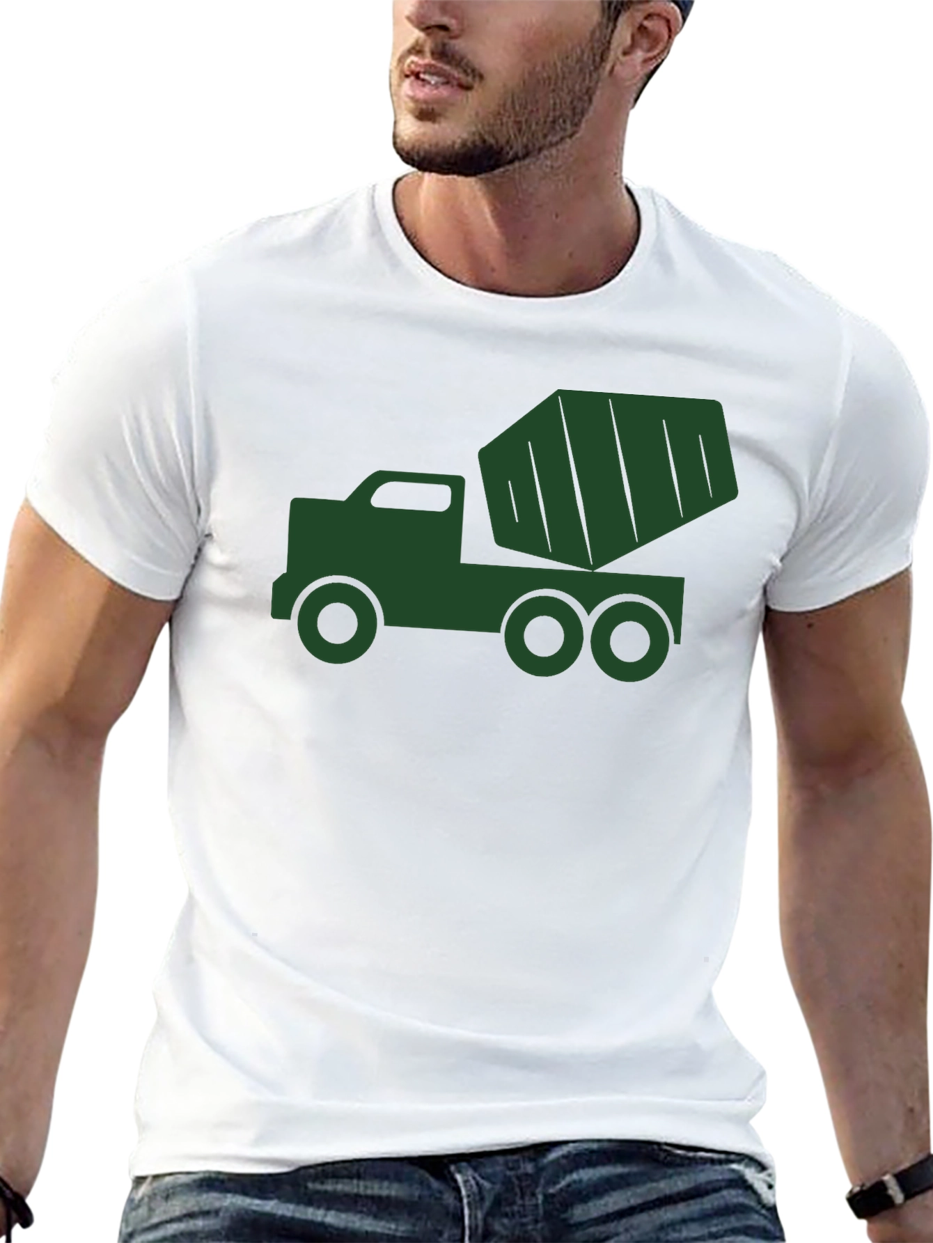 Cement Truck Graphic T-Shirt - Heavy Duty Style!