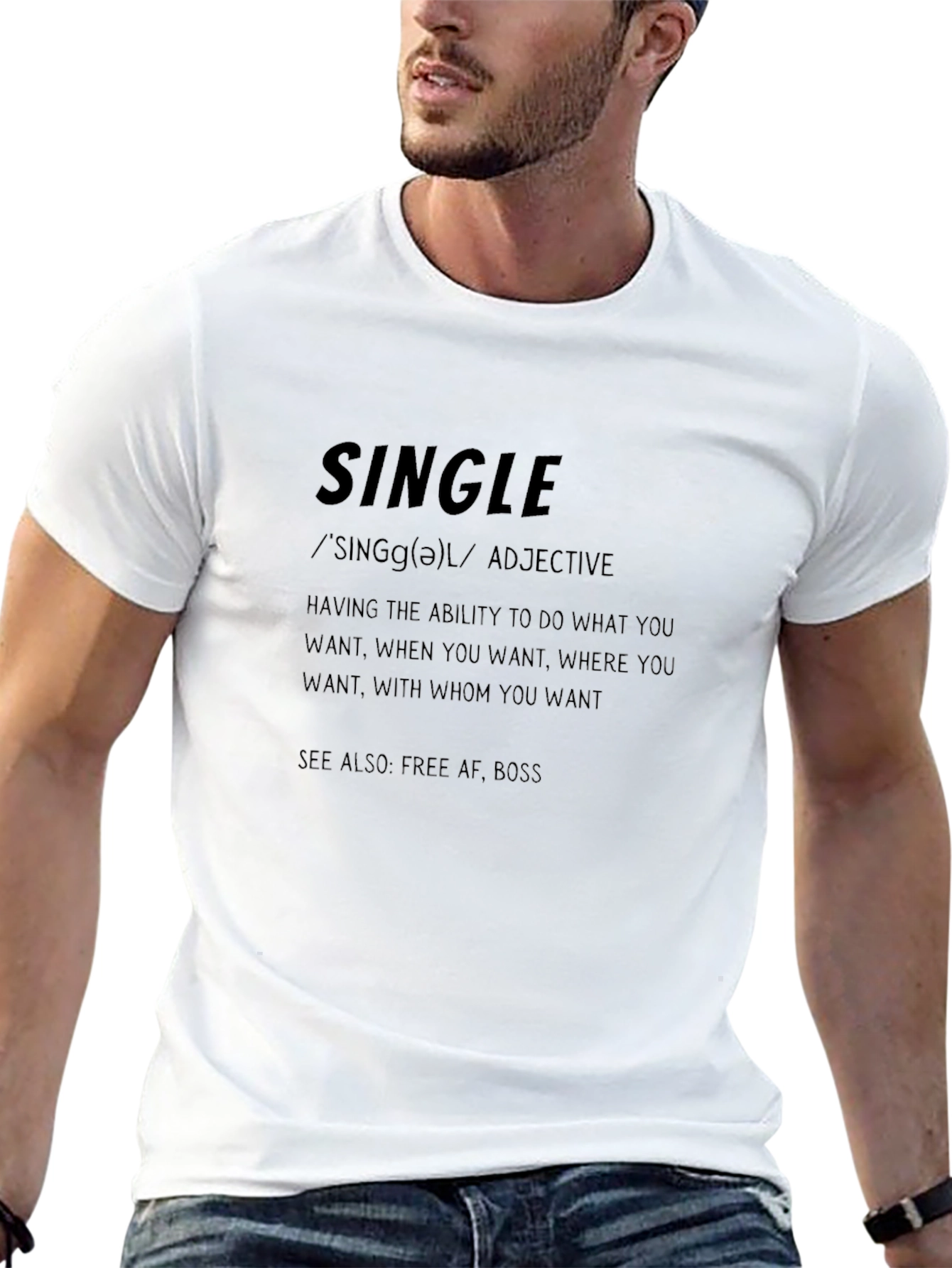 Single Definition Graphic T-Shirt - Freedom & Independence