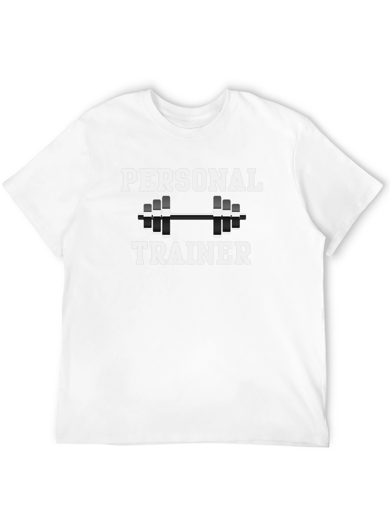 Personal Trainer Black T-Shirt Gym Fitness Workout Tee