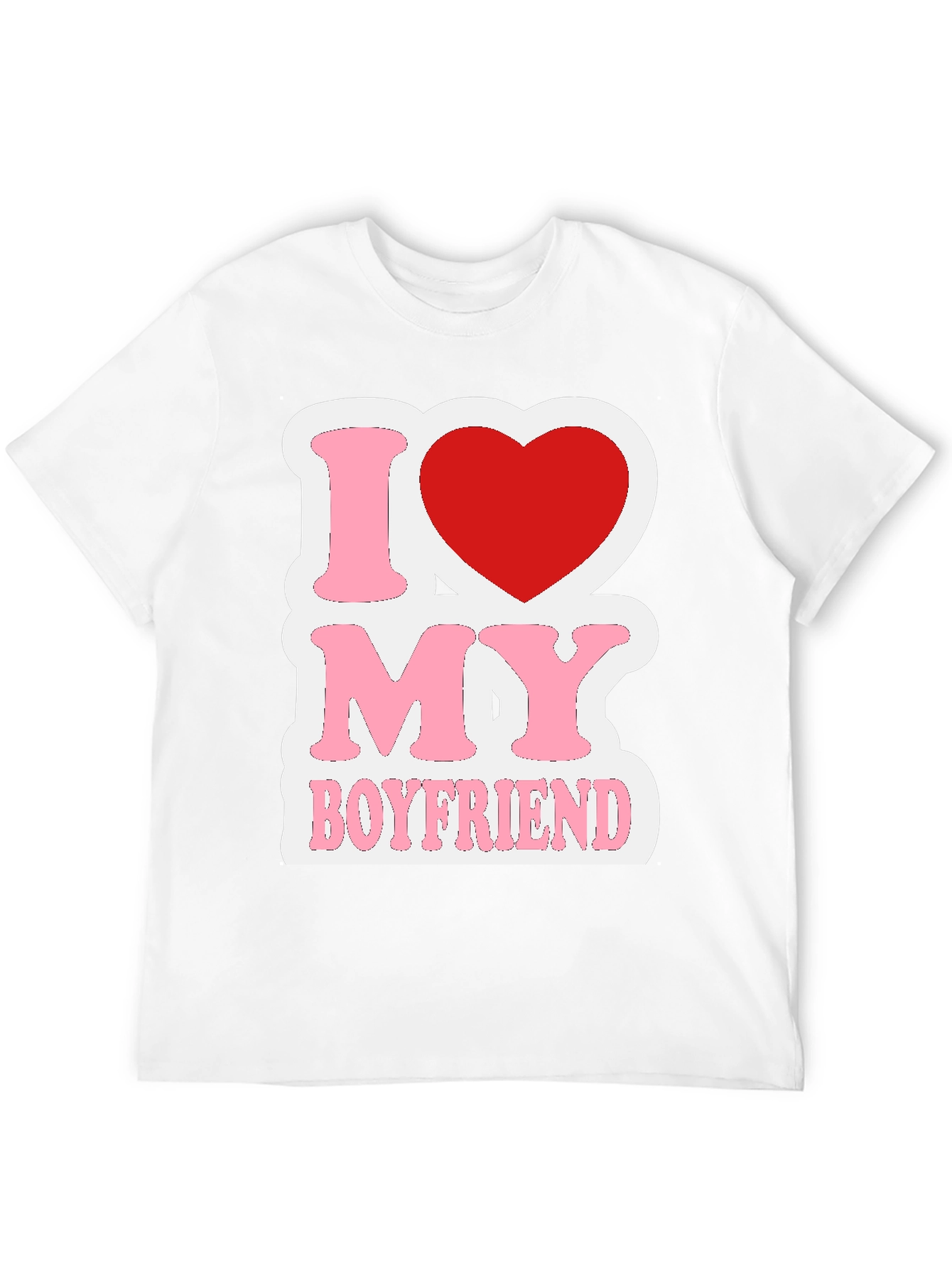 I Heart My Boyfriend Graphic T-Shirt