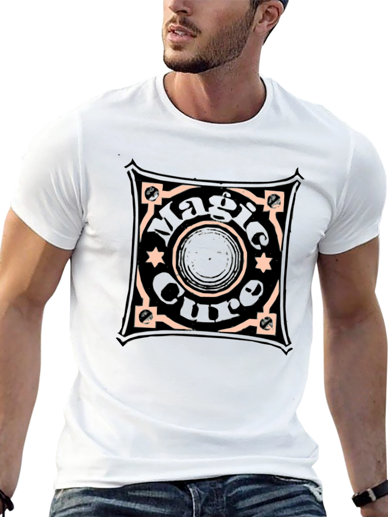 Magic Circle Graphic Tee - Unisex Black T-Shirt