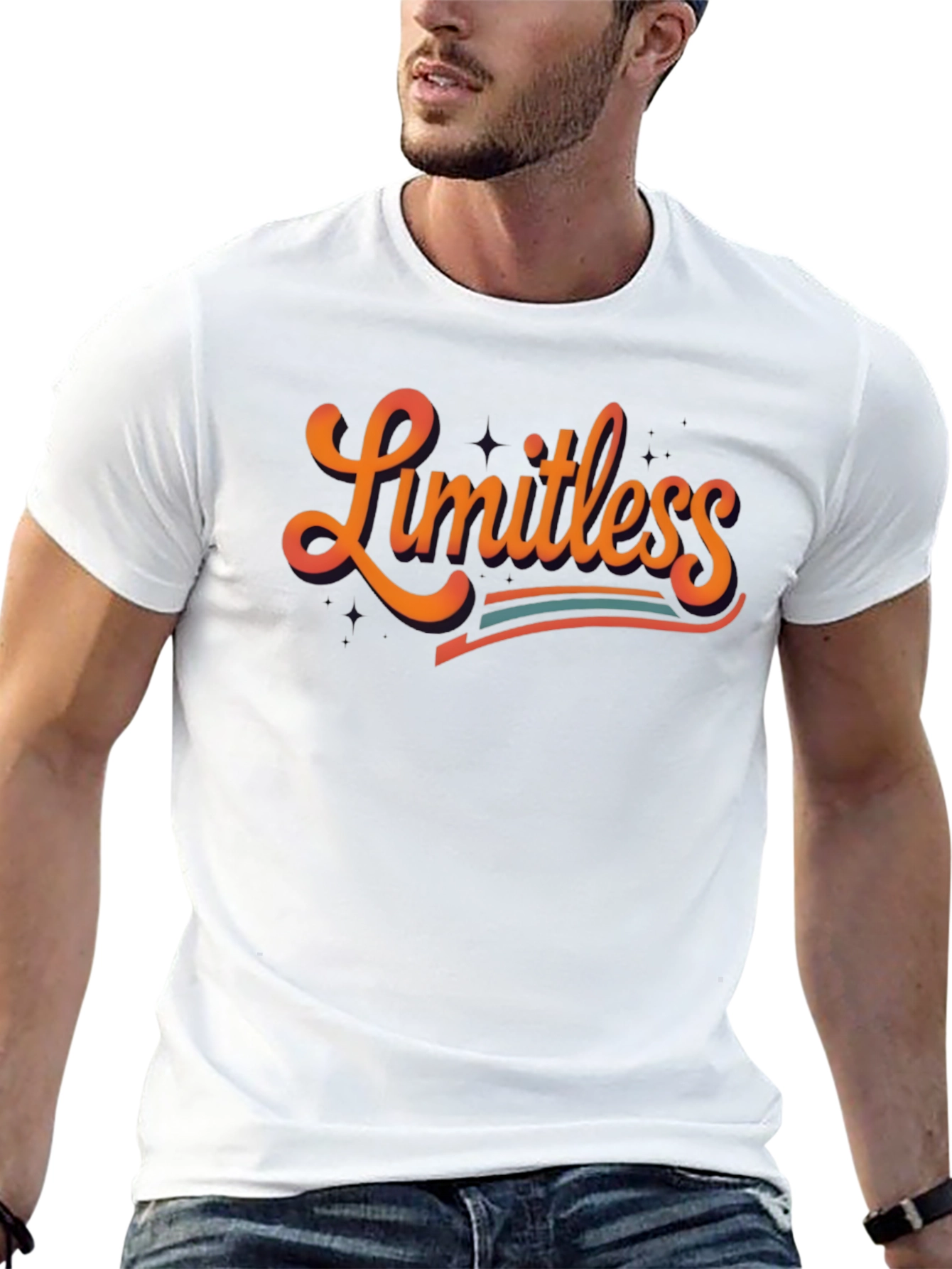 Limitless Graphic Print T-Shirt - Stylish Everyday Wear