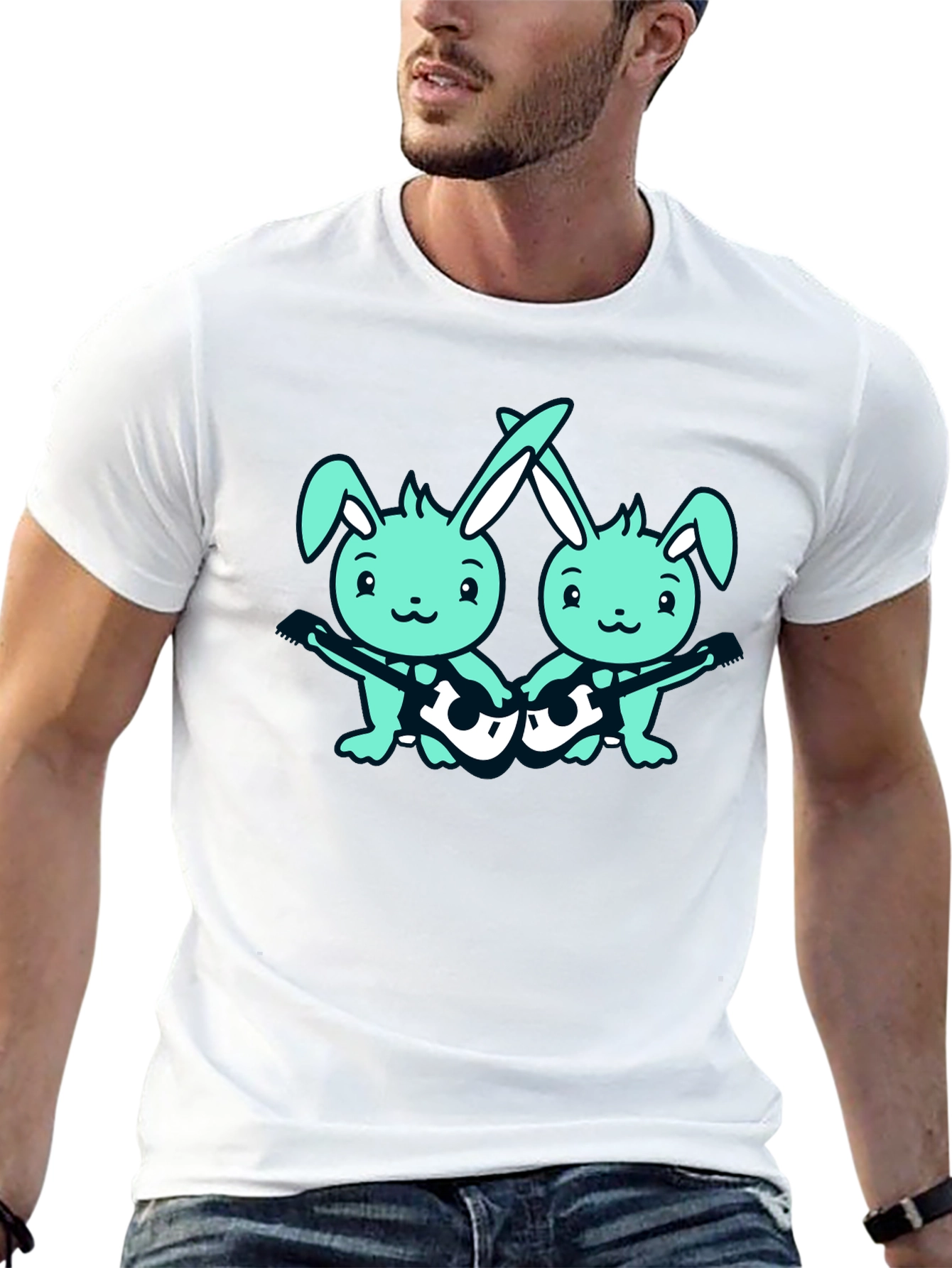 Bunny Guitarist T-Shirt