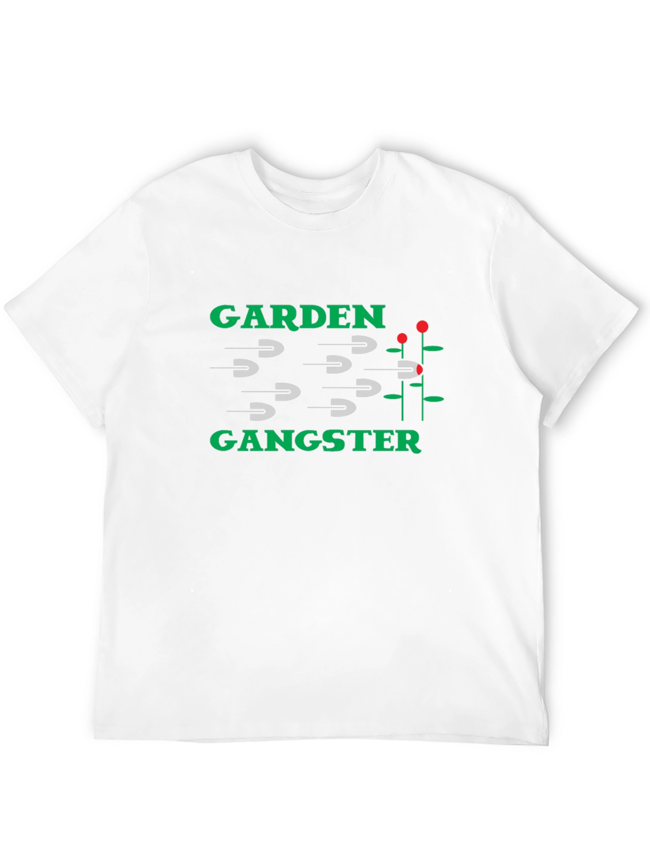 Garden Gangster Graphic T-Shirt - Black