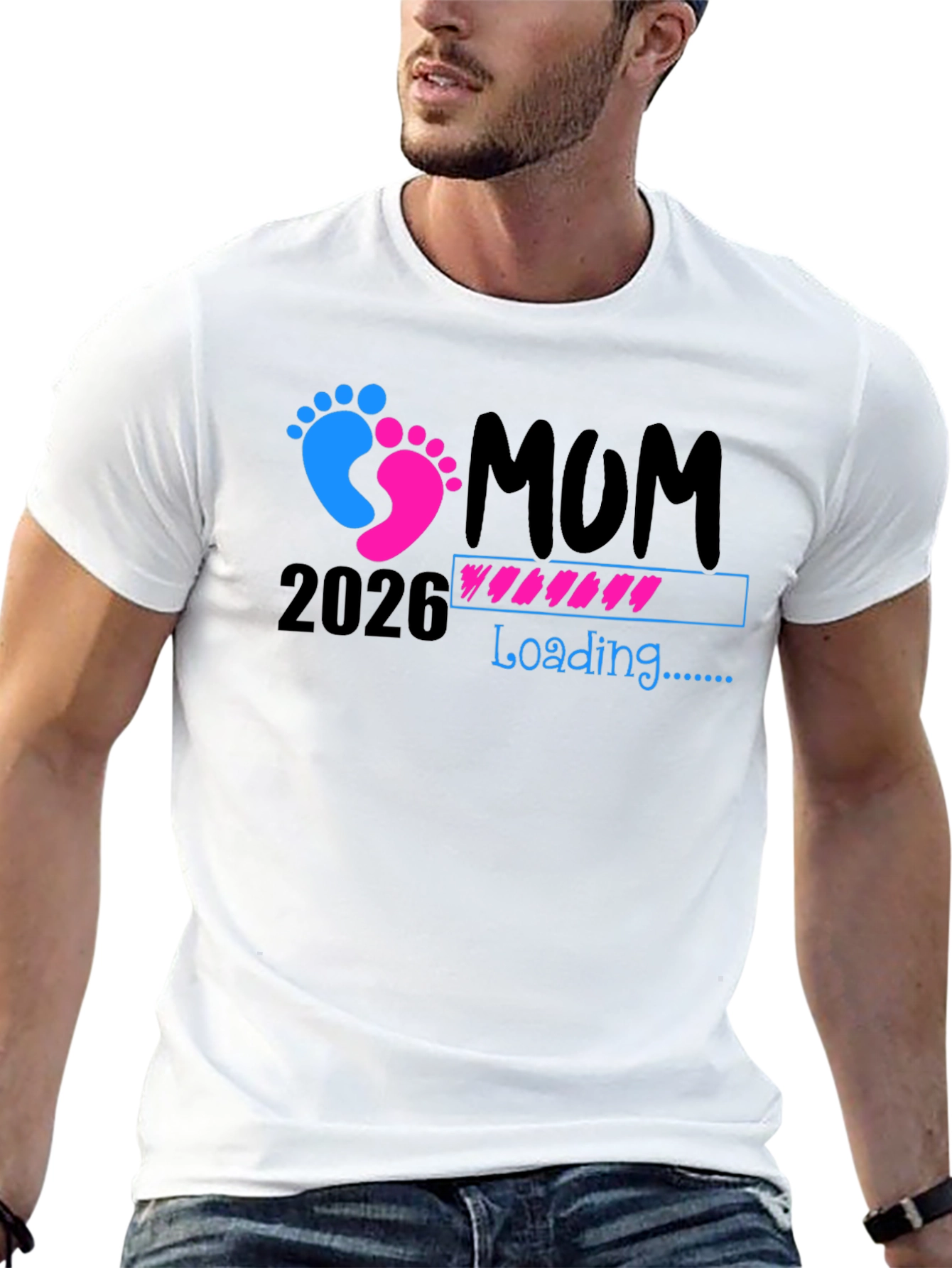 Mom Loading 2026 Unisex T-Shirt
