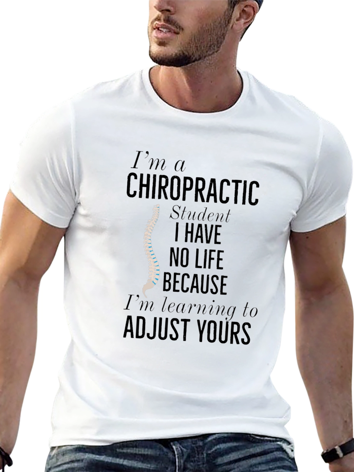 Chiropractic Student T-Shirt Funny Gift