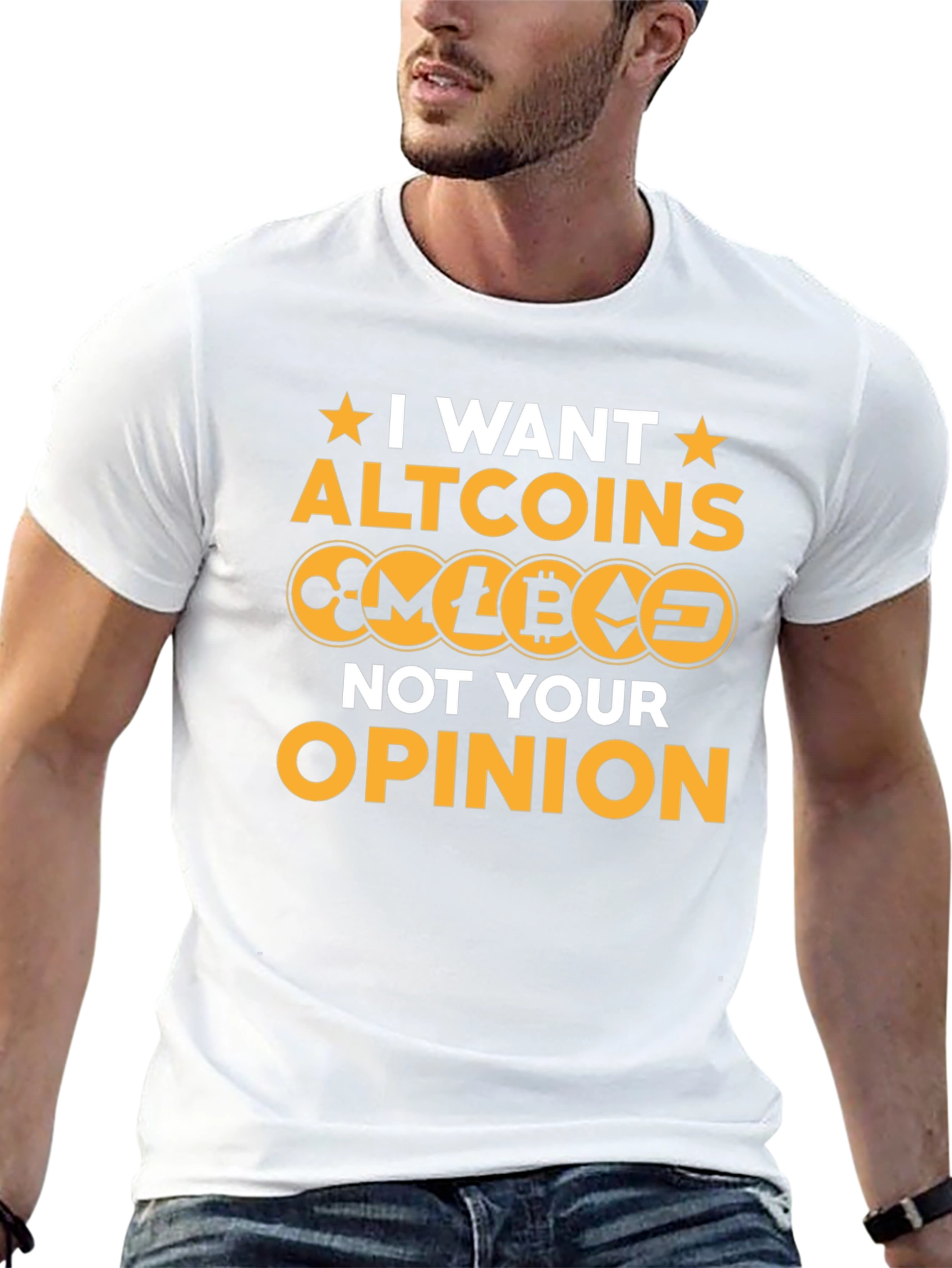 I Want Altcoins T-Shirt - Crypto Investor Tee