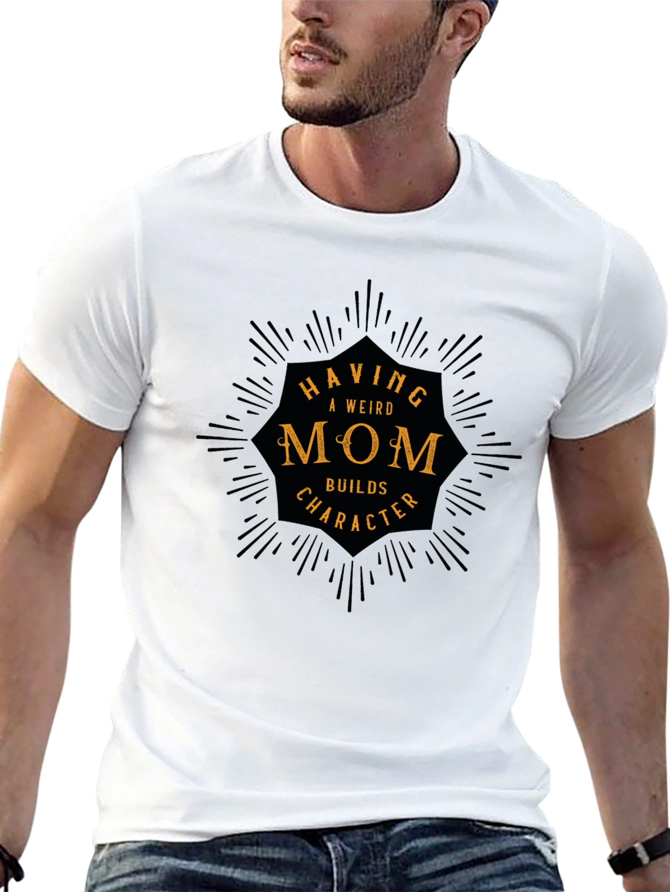 Weird Mom Builds Character Tee