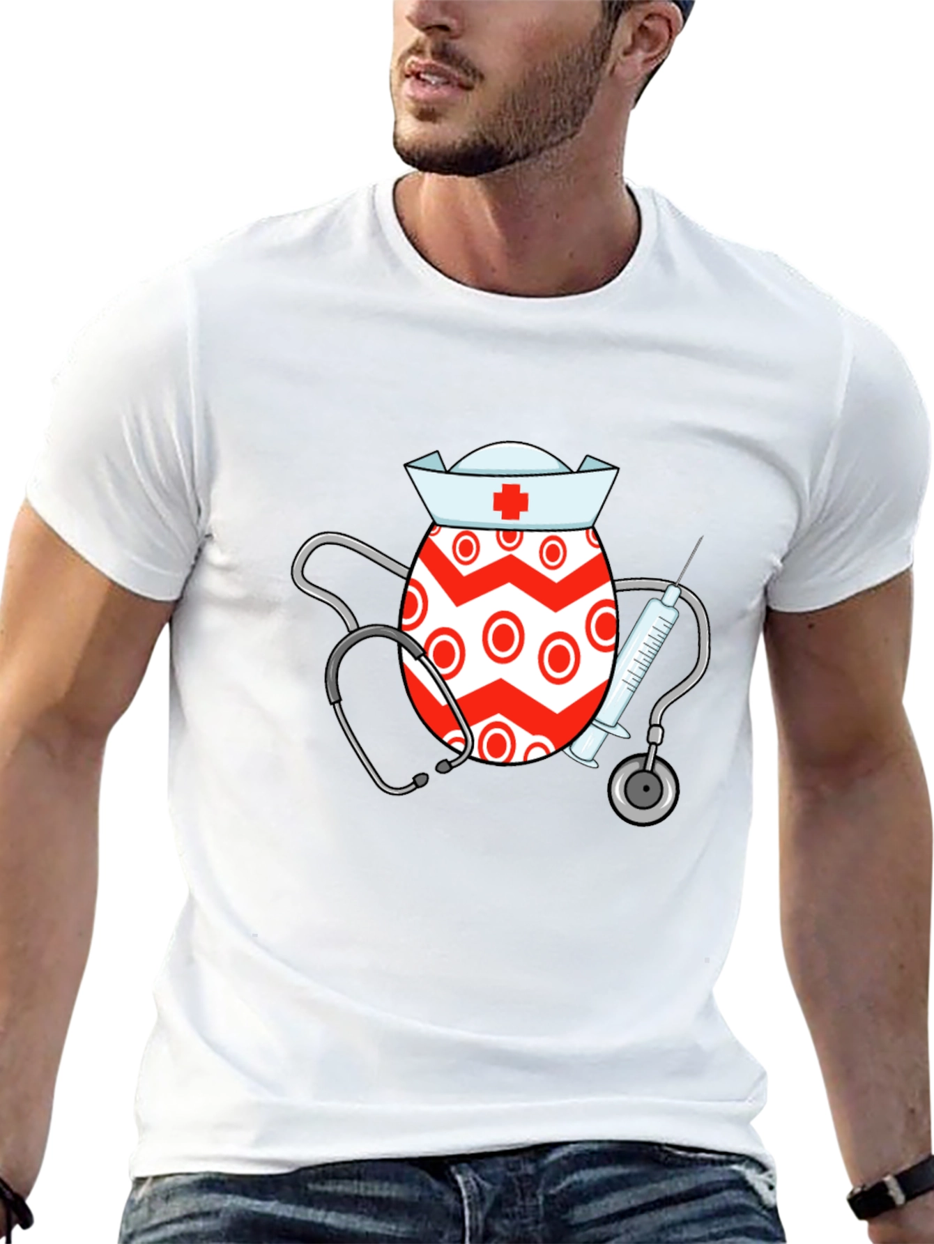 Nurse Egg T-Shirt - Easter Doctor Funny Tee