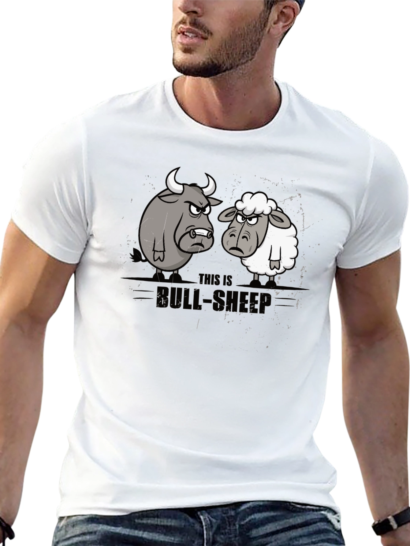 Bull-Sheep Graphic Tee