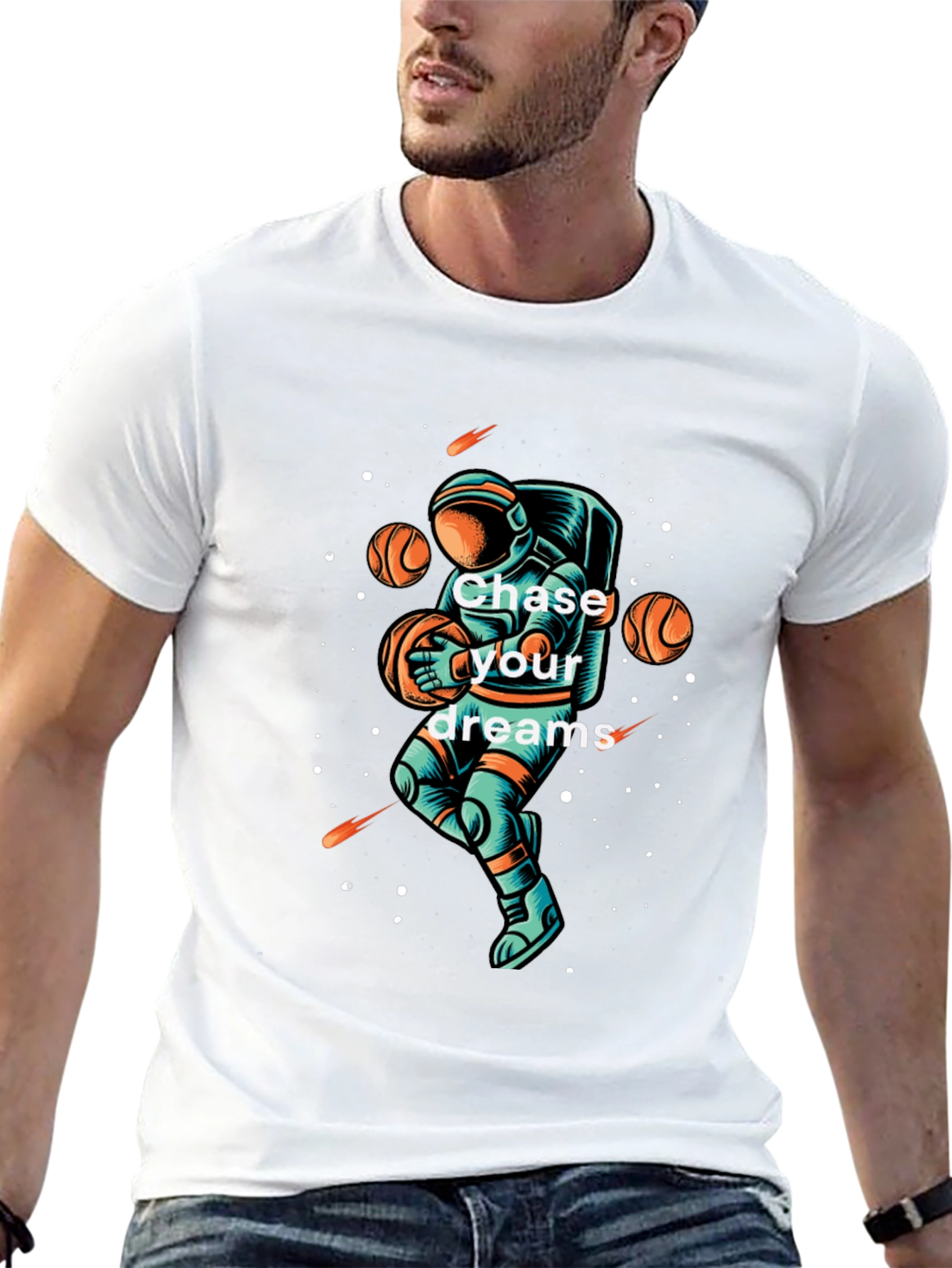 Chase Your Dreams Astronaut Graphic Tee