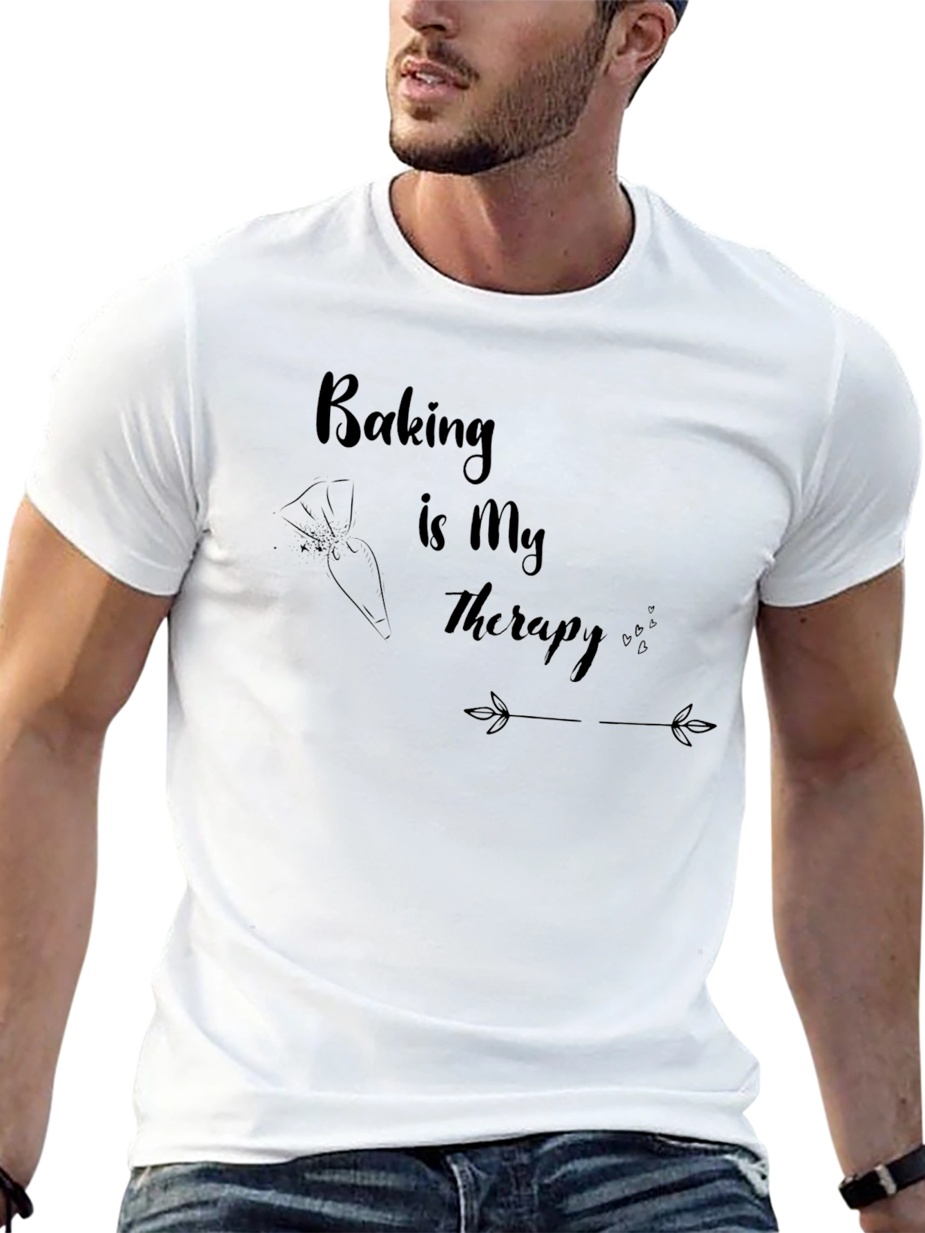 Baking is My Therapy Graphic Tee