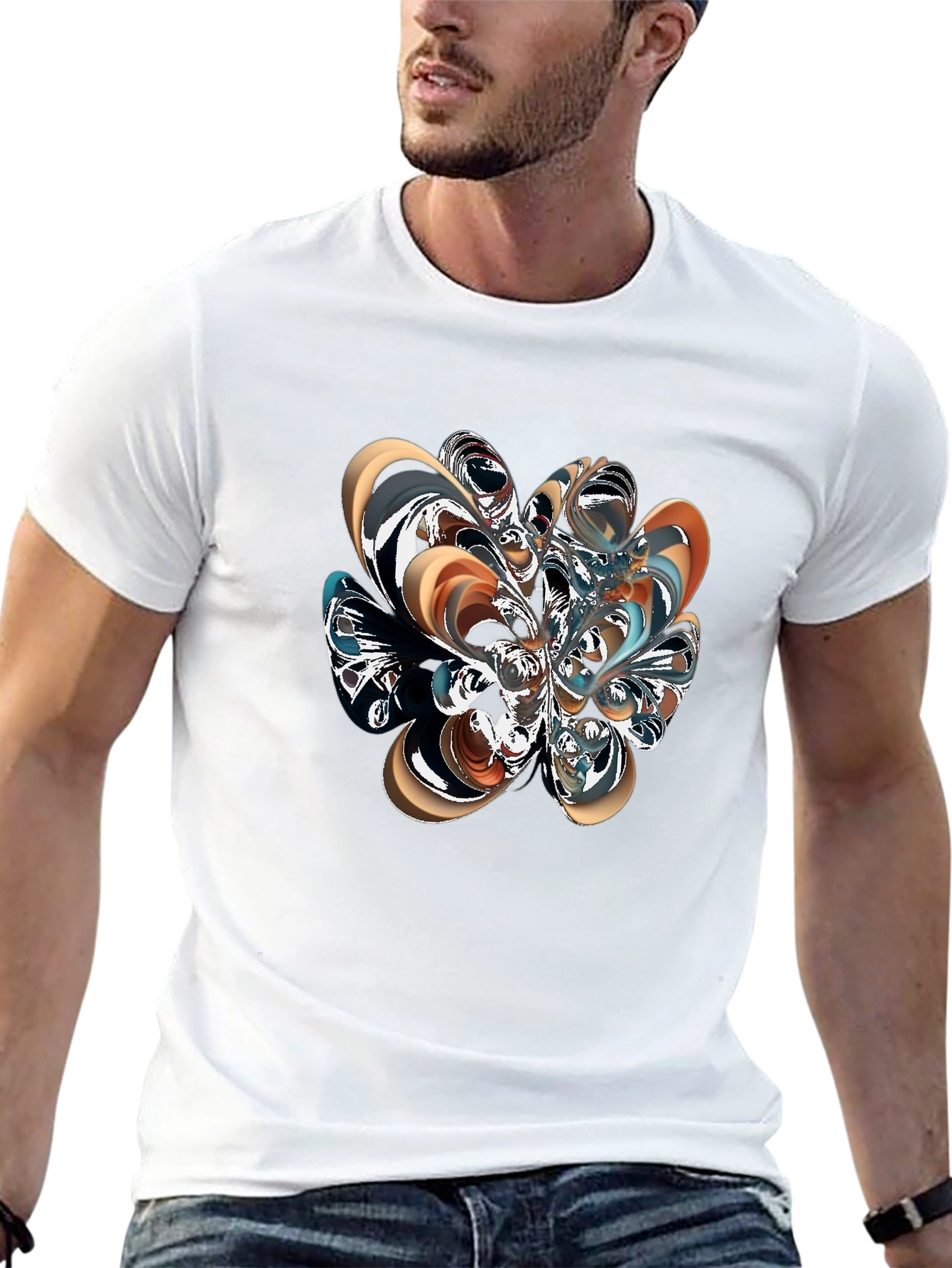 Abstract Art T-Shirt - Modern Graphic Tee