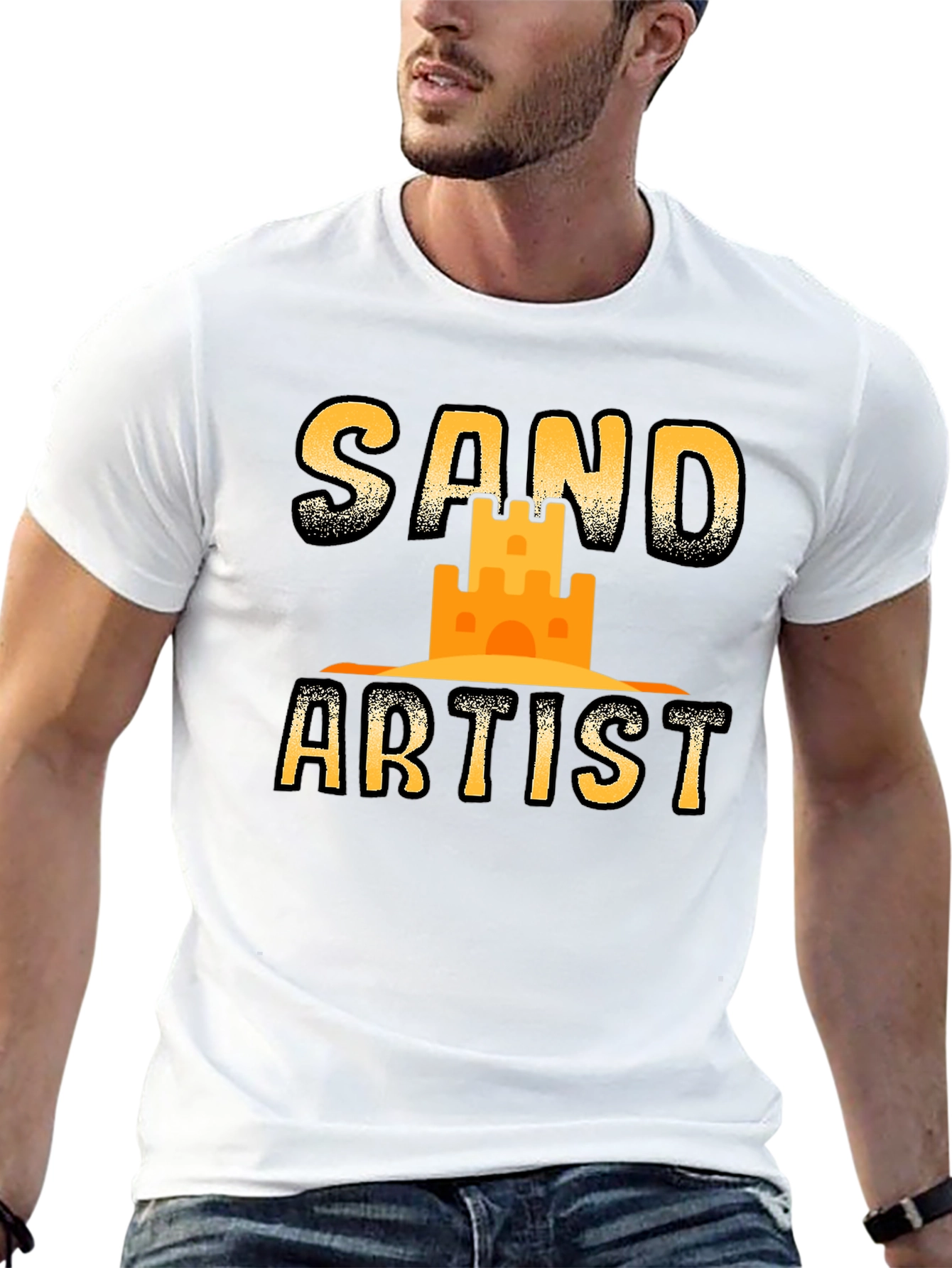 Sand Artist Graphic T-Shirt
