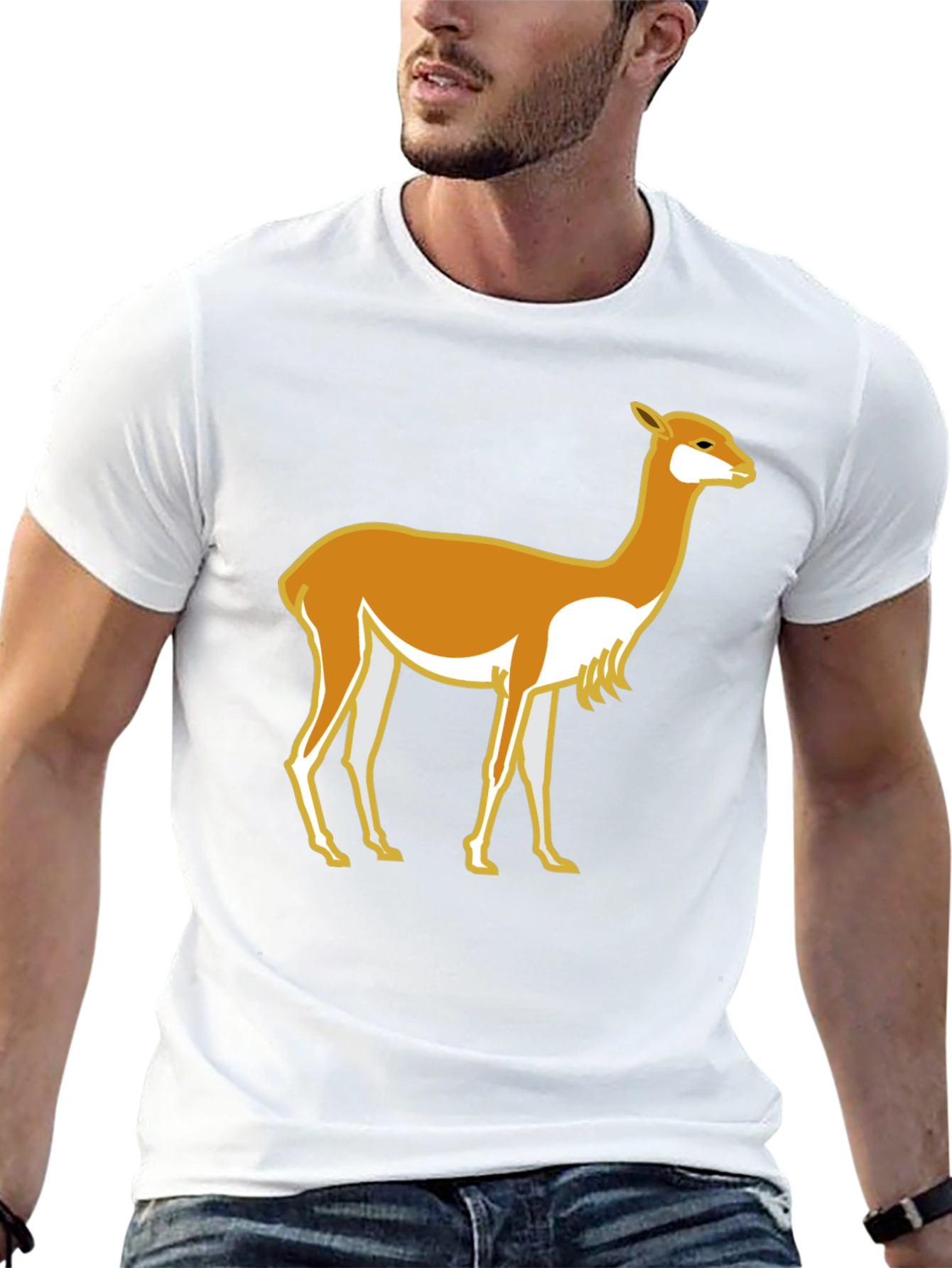Llama Graphic T-Shirt - Casual Style