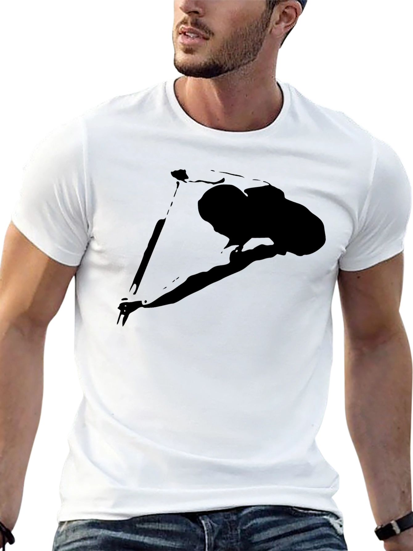 Silhouette Skater Graphic T-Shirt