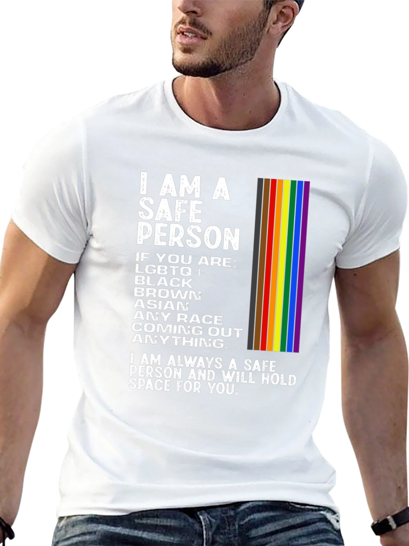 Safe Person LGBTQ+ Ally T-Shirt