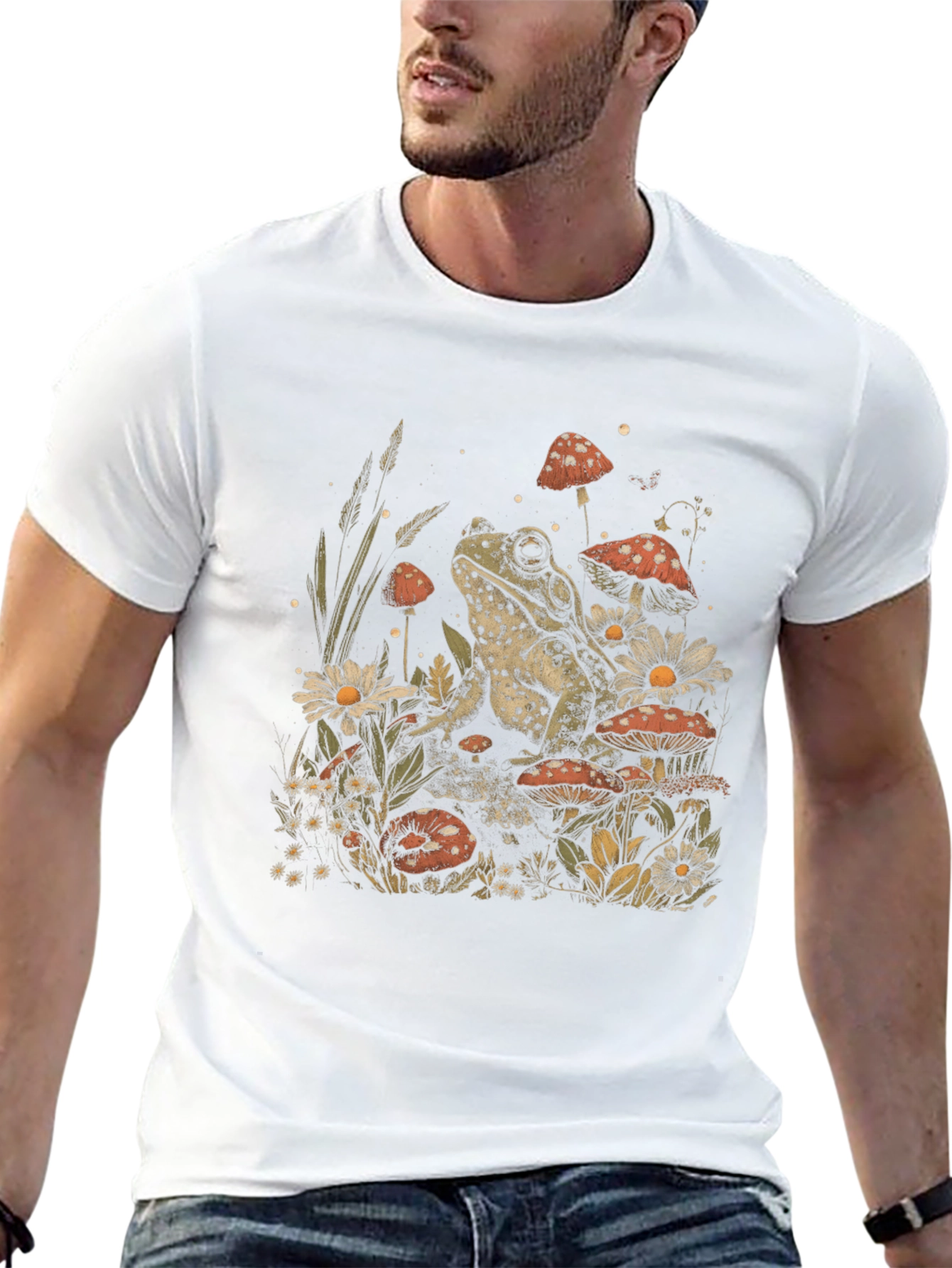 Toadstool Frog Graphic T-Shirt
