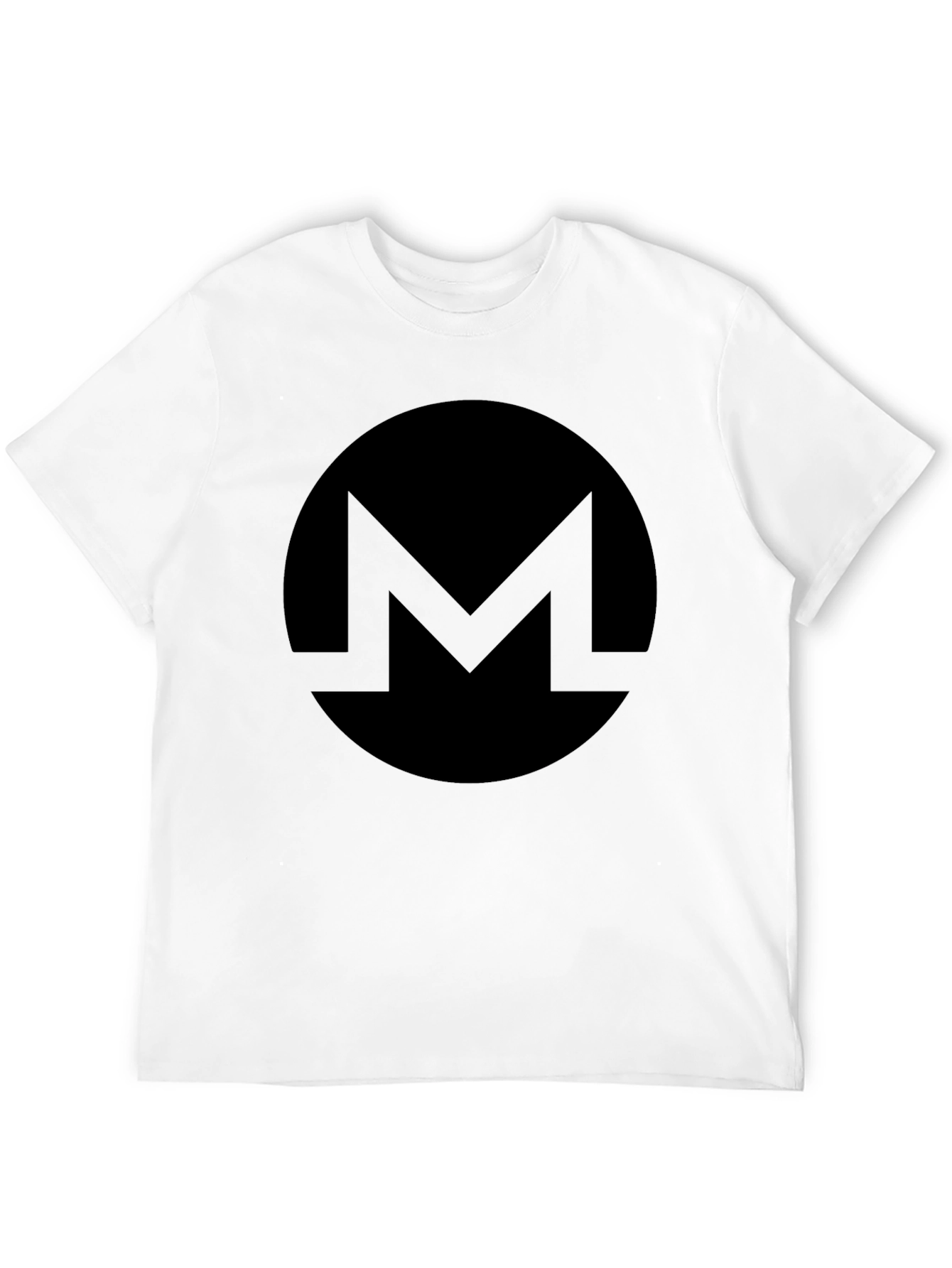 Monero Crypto T-Shirt - Black Minimalist Design