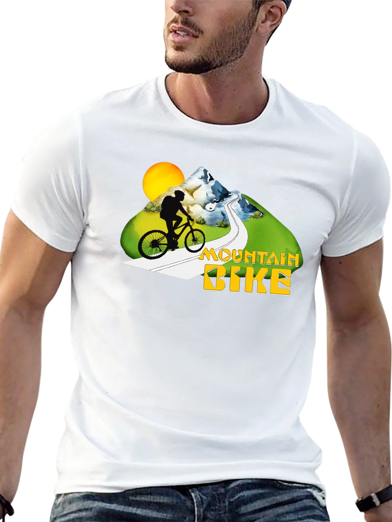 Mountain Bike T-Shirt - Adventure Design