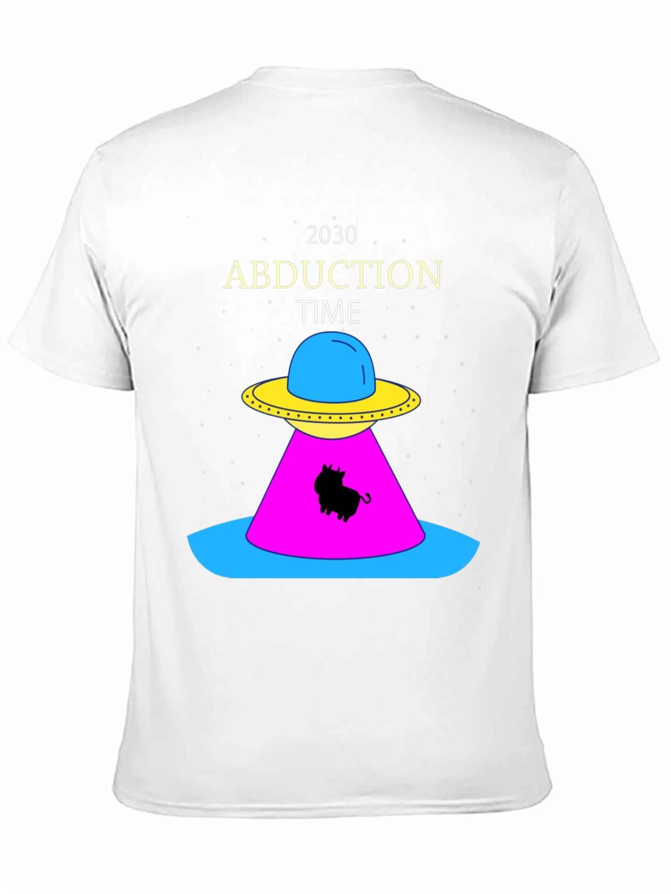 2030 Abduction Time Black T-Shirt