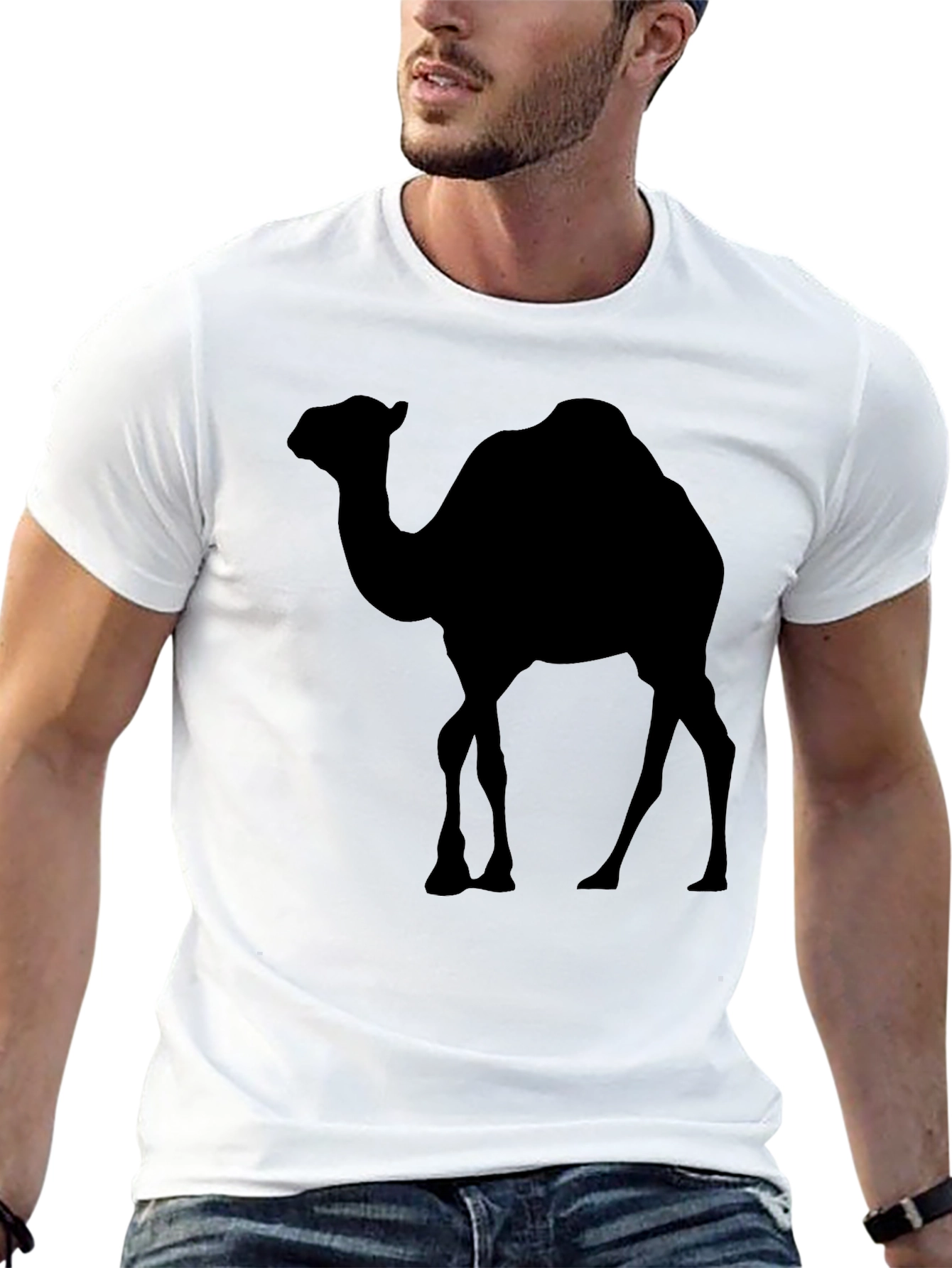 Camel Silhouette Graphic T-Shirt